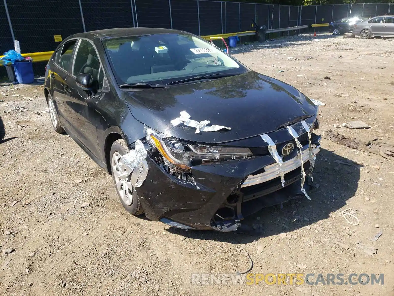 1 Photograph of a damaged car 5YFEPRAE3LP097723 TOYOTA COROLLA 2020