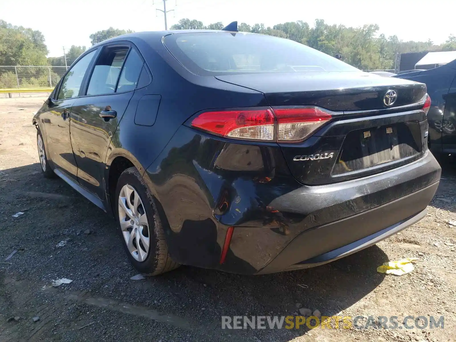 3 Photograph of a damaged car 5YFEPRAE3LP097723 TOYOTA COROLLA 2020