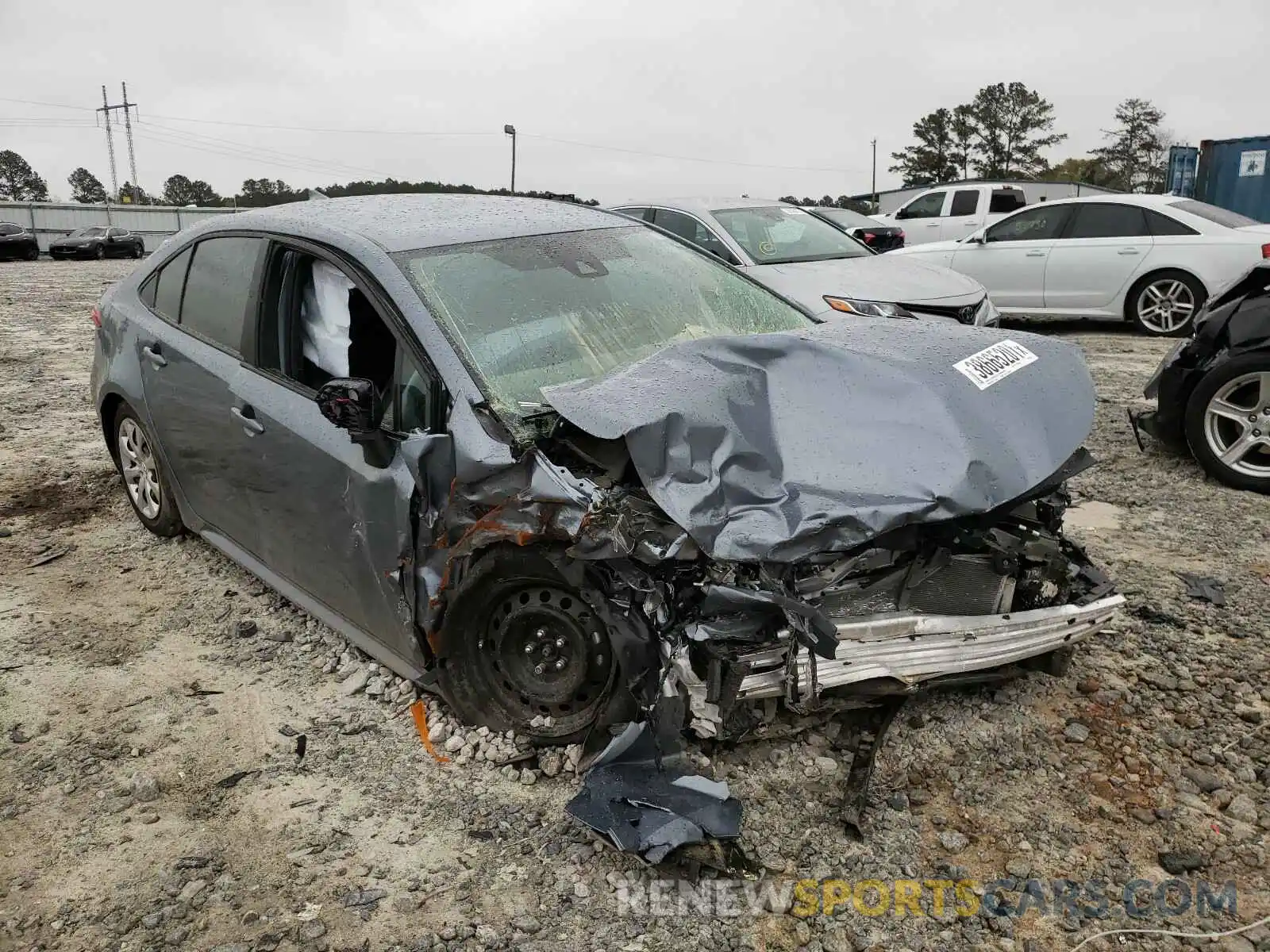 1 Photograph of a damaged car 5YFEPRAE3LP097835 TOYOTA COROLLA 2020