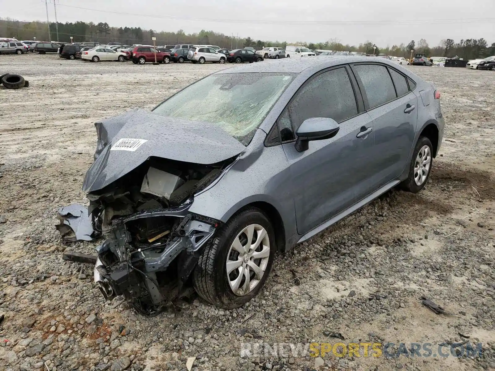 2 Photograph of a damaged car 5YFEPRAE3LP097835 TOYOTA COROLLA 2020