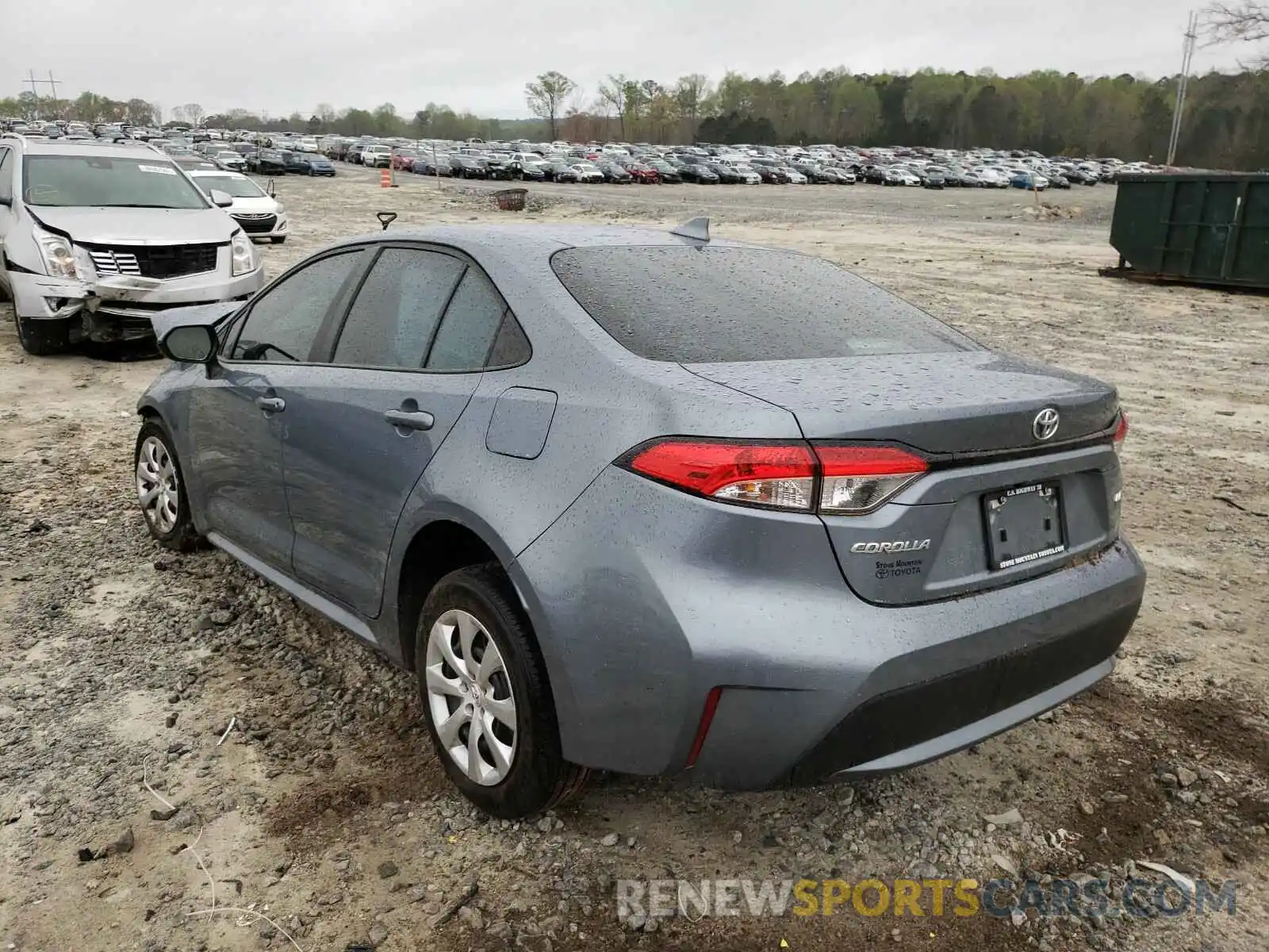 3 Photograph of a damaged car 5YFEPRAE3LP097835 TOYOTA COROLLA 2020