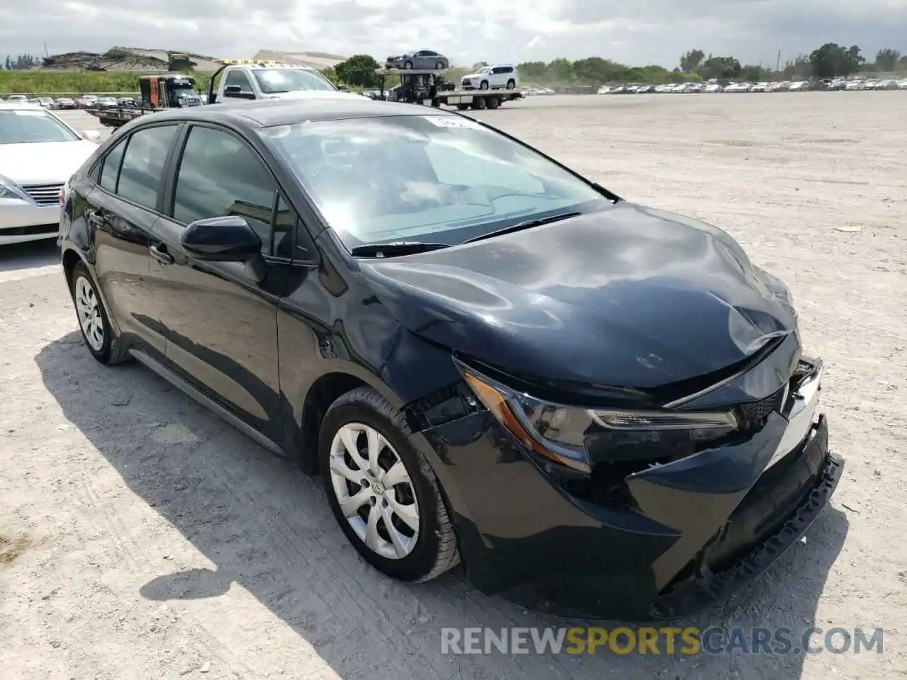 1 Photograph of a damaged car 5YFEPRAE3LP098967 TOYOTA COROLLA 2020