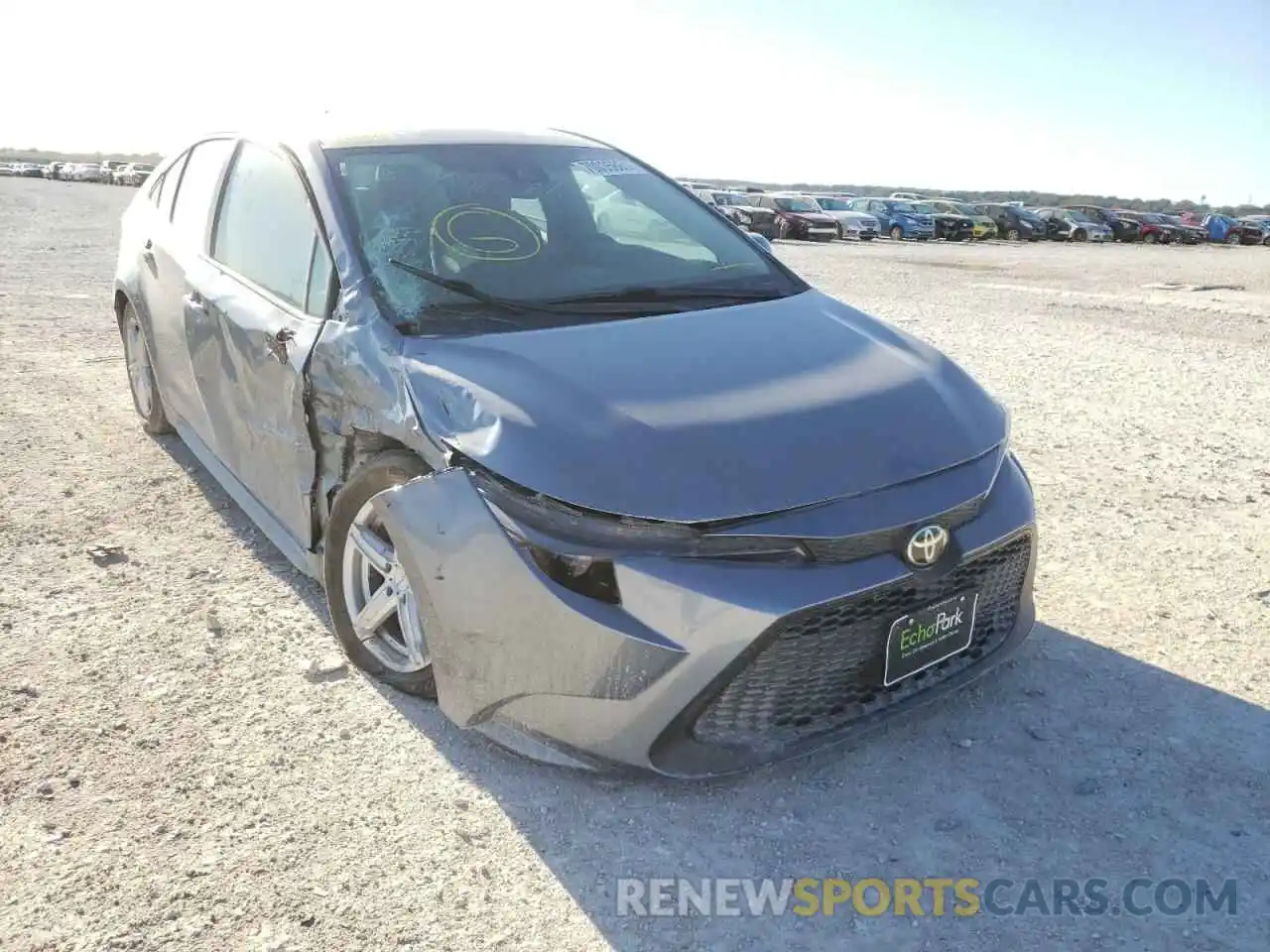 1 Photograph of a damaged car 5YFEPRAE3LP099200 TOYOTA COROLLA 2020