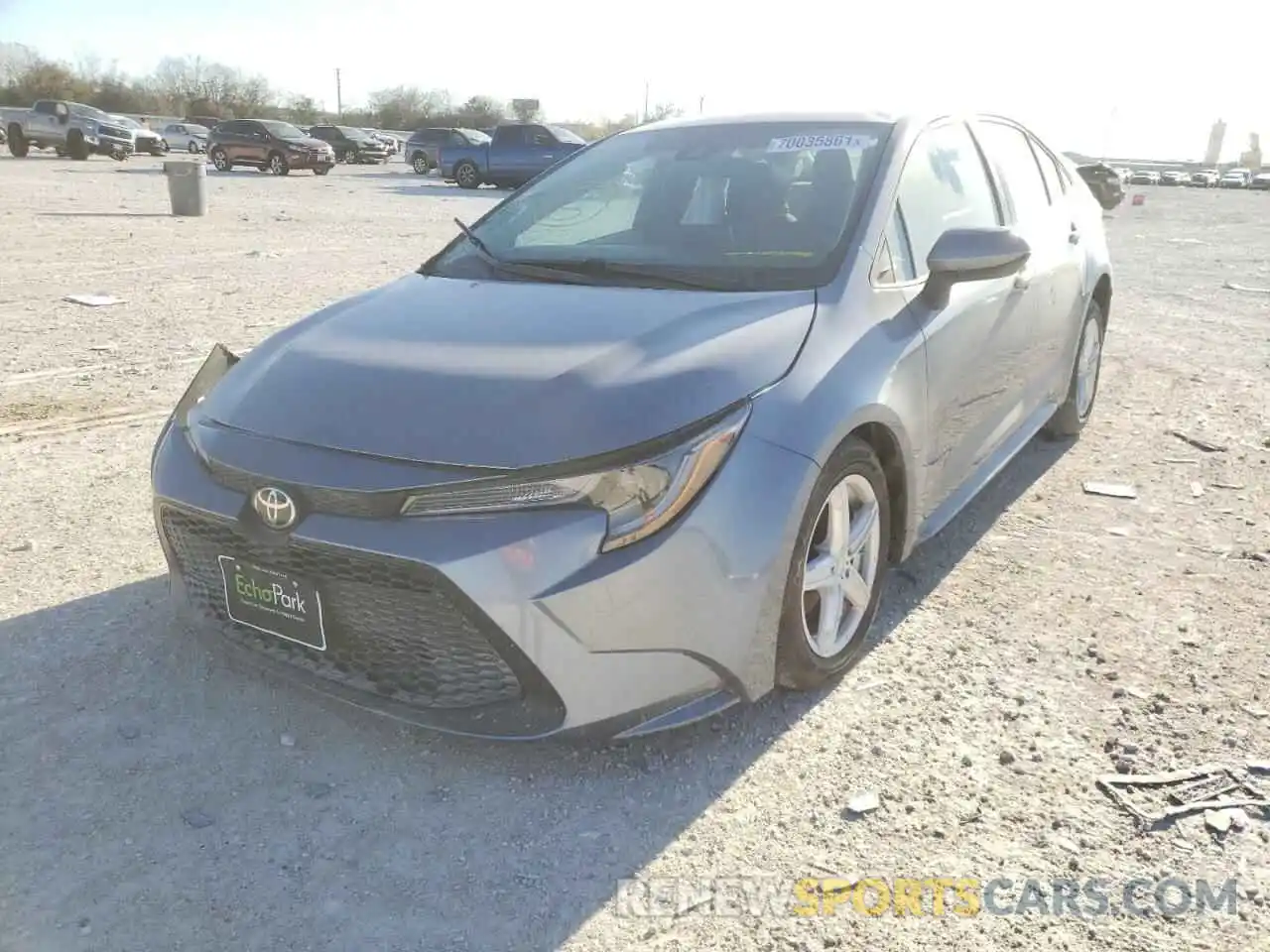 2 Photograph of a damaged car 5YFEPRAE3LP099200 TOYOTA COROLLA 2020