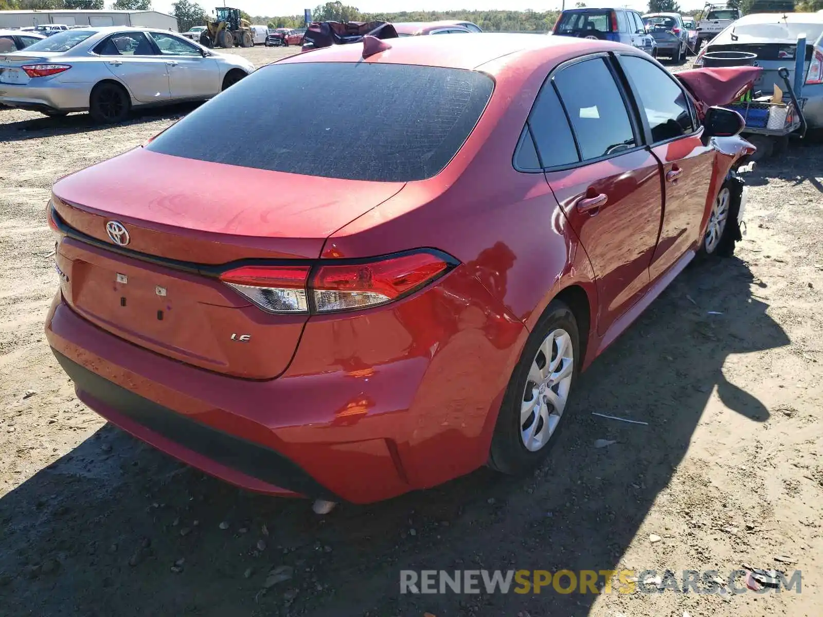 4 Photograph of a damaged car 5YFEPRAE3LP100913 TOYOTA COROLLA 2020