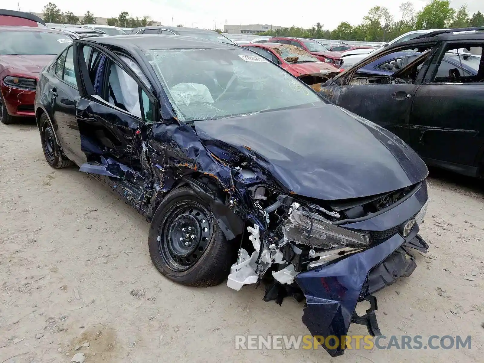 1 Photograph of a damaged car 5YFEPRAE3LP101298 TOYOTA COROLLA 2020