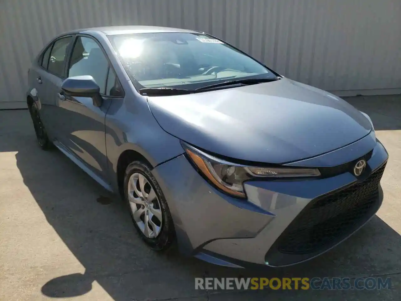 1 Photograph of a damaged car 5YFEPRAE3LP101799 TOYOTA COROLLA 2020