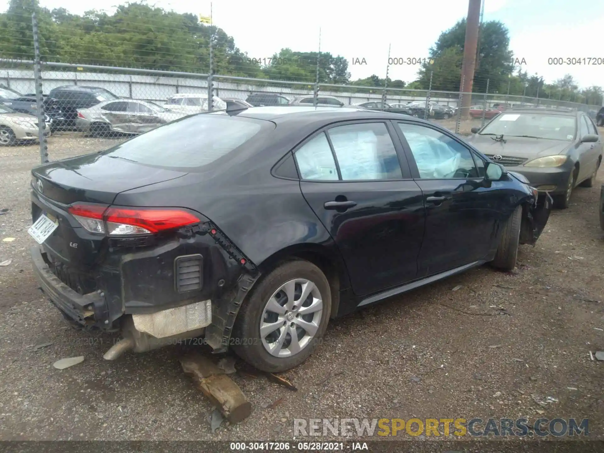 4 Photograph of a damaged car 5YFEPRAE3LP102936 TOYOTA COROLLA 2020