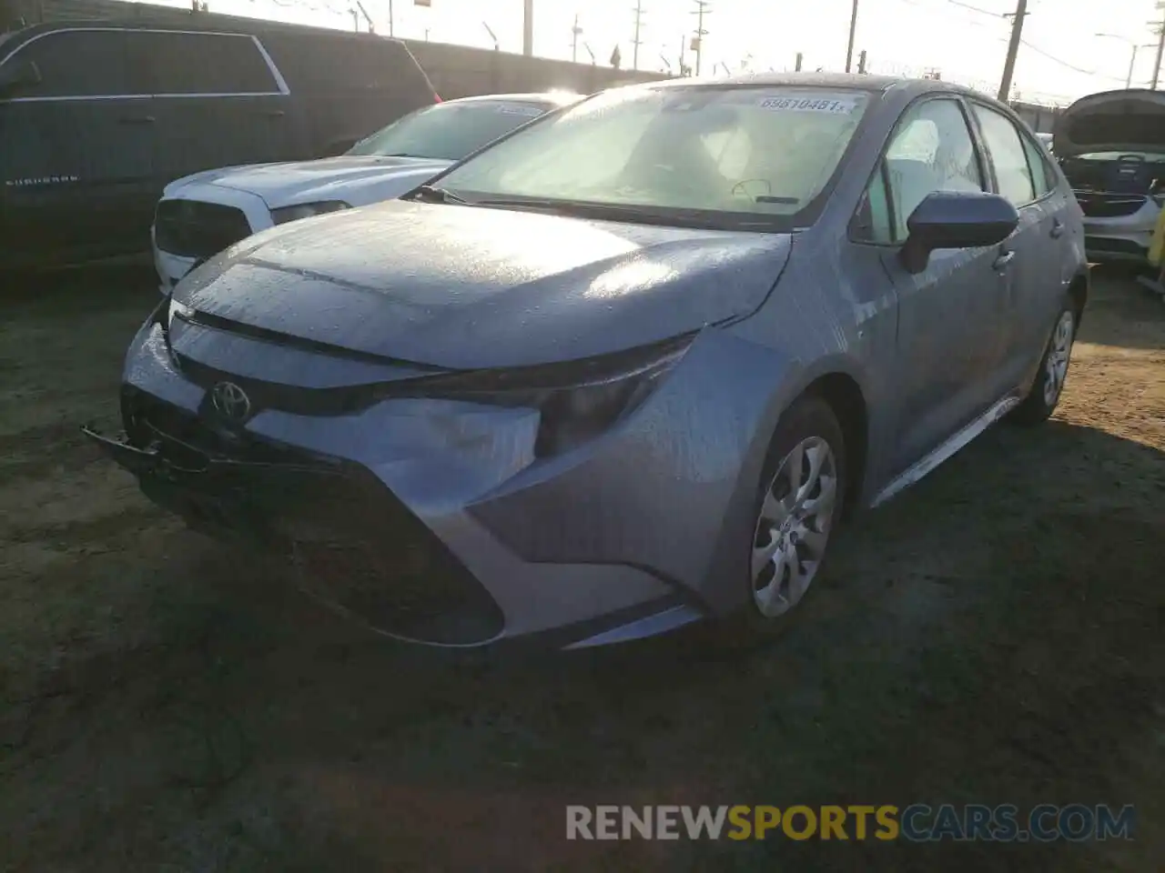 2 Photograph of a damaged car 5YFEPRAE3LP103293 TOYOTA COROLLA 2020