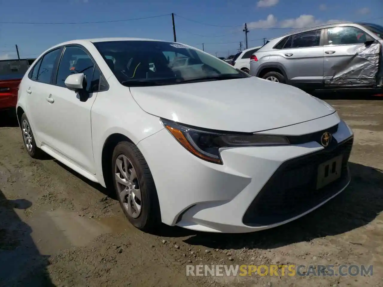 1 Photograph of a damaged car 5YFEPRAE3LP103388 TOYOTA COROLLA 2020