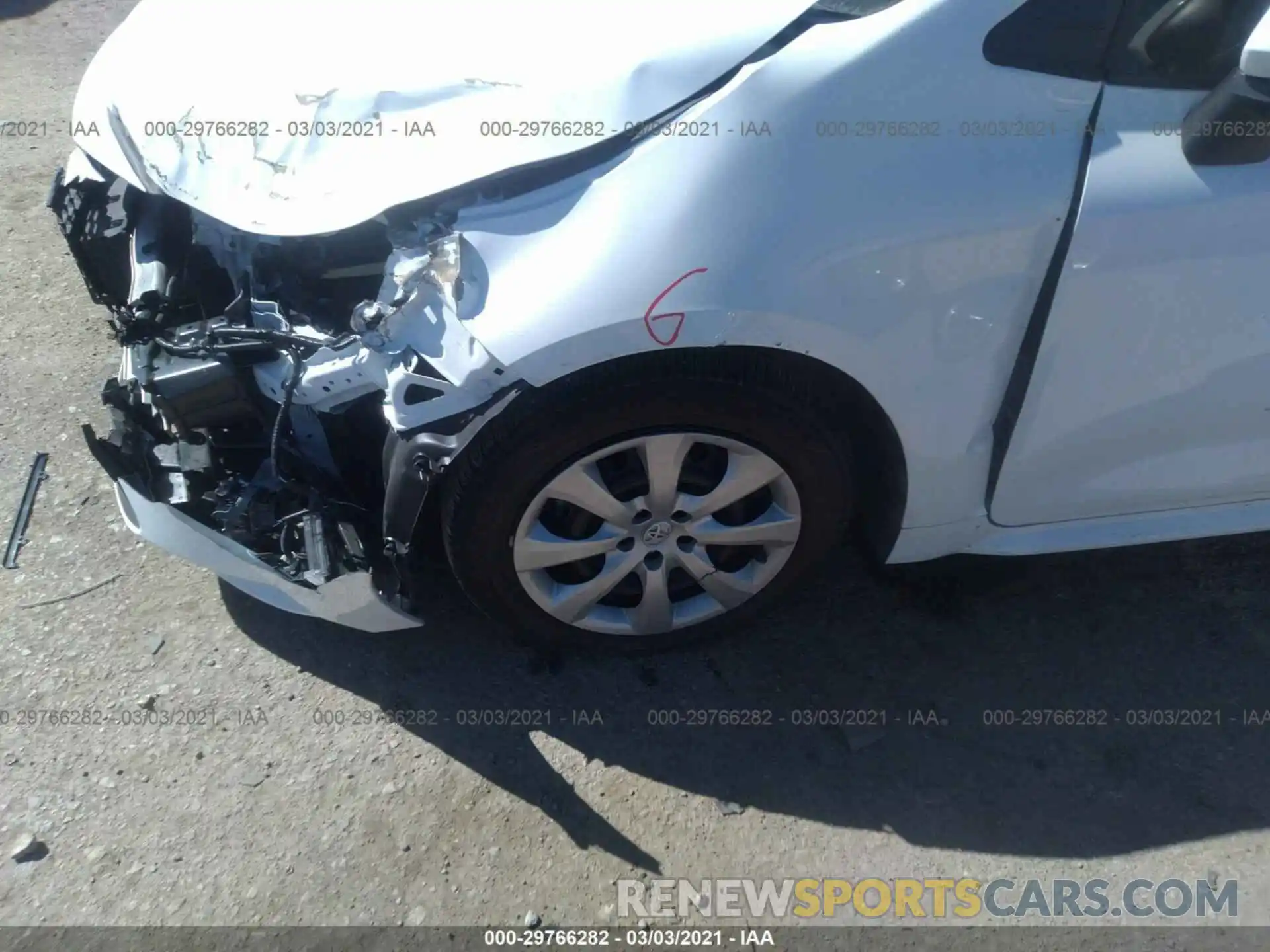 12 Photograph of a damaged car 5YFEPRAE3LP104198 TOYOTA COROLLA 2020