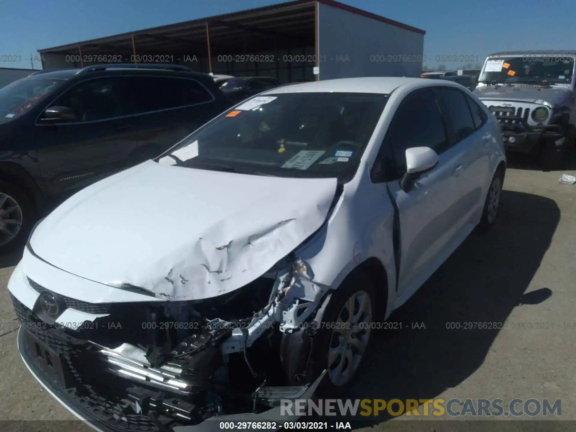 6 Photograph of a damaged car 5YFEPRAE3LP104198 TOYOTA COROLLA 2020