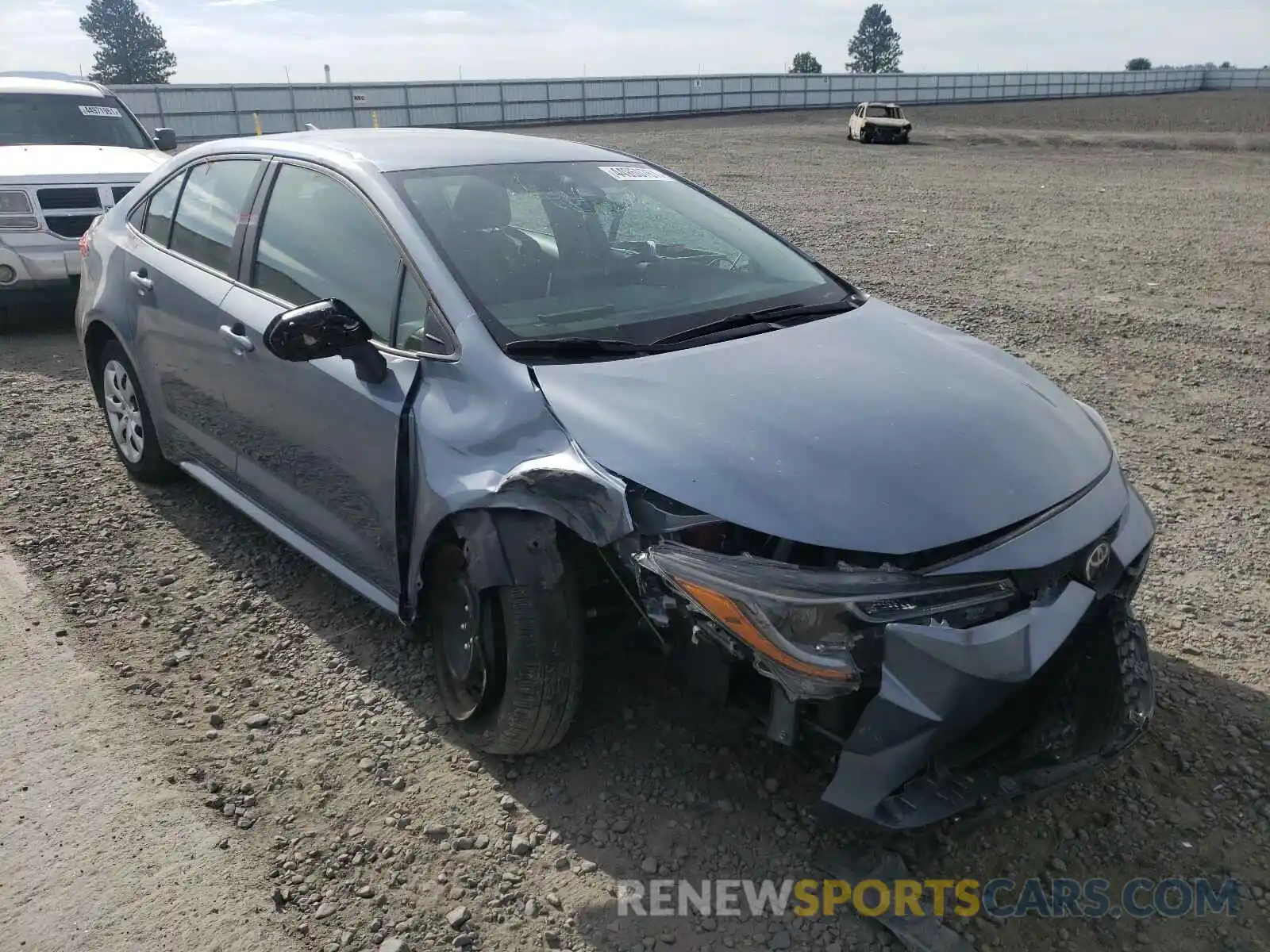 1 Photograph of a damaged car 5YFEPRAE3LP104542 TOYOTA COROLLA 2020