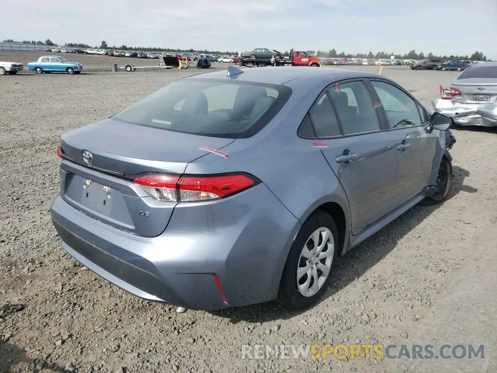 4 Photograph of a damaged car 5YFEPRAE3LP104542 TOYOTA COROLLA 2020