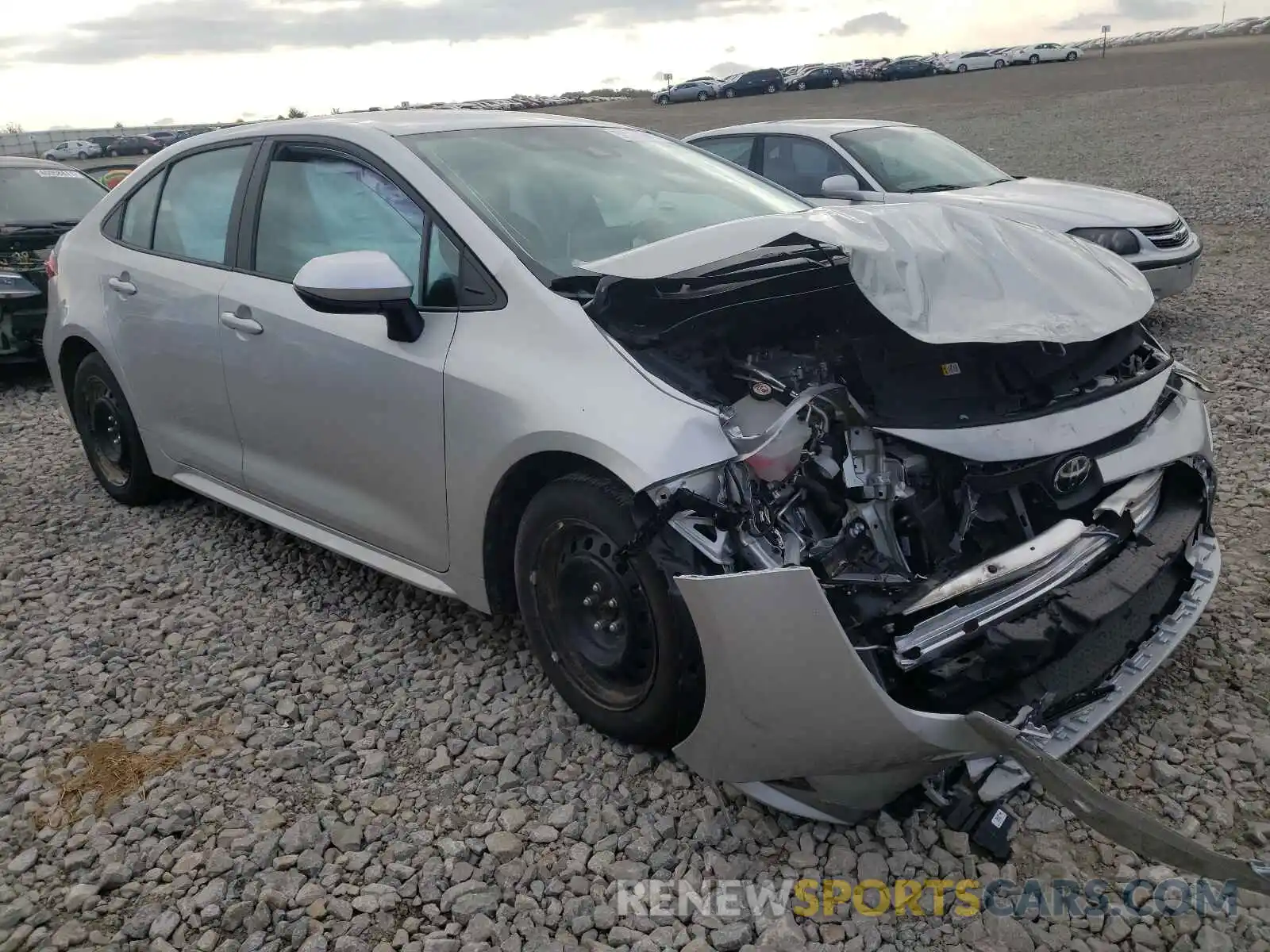 1 Photograph of a damaged car 5YFEPRAE3LP104881 TOYOTA COROLLA 2020