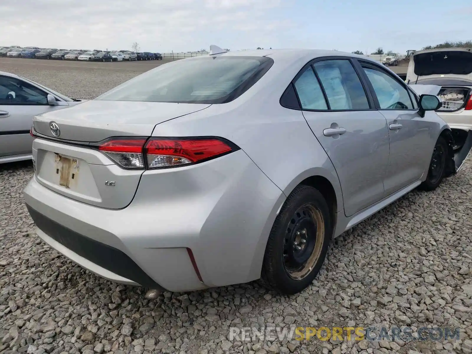 4 Photograph of a damaged car 5YFEPRAE3LP104881 TOYOTA COROLLA 2020