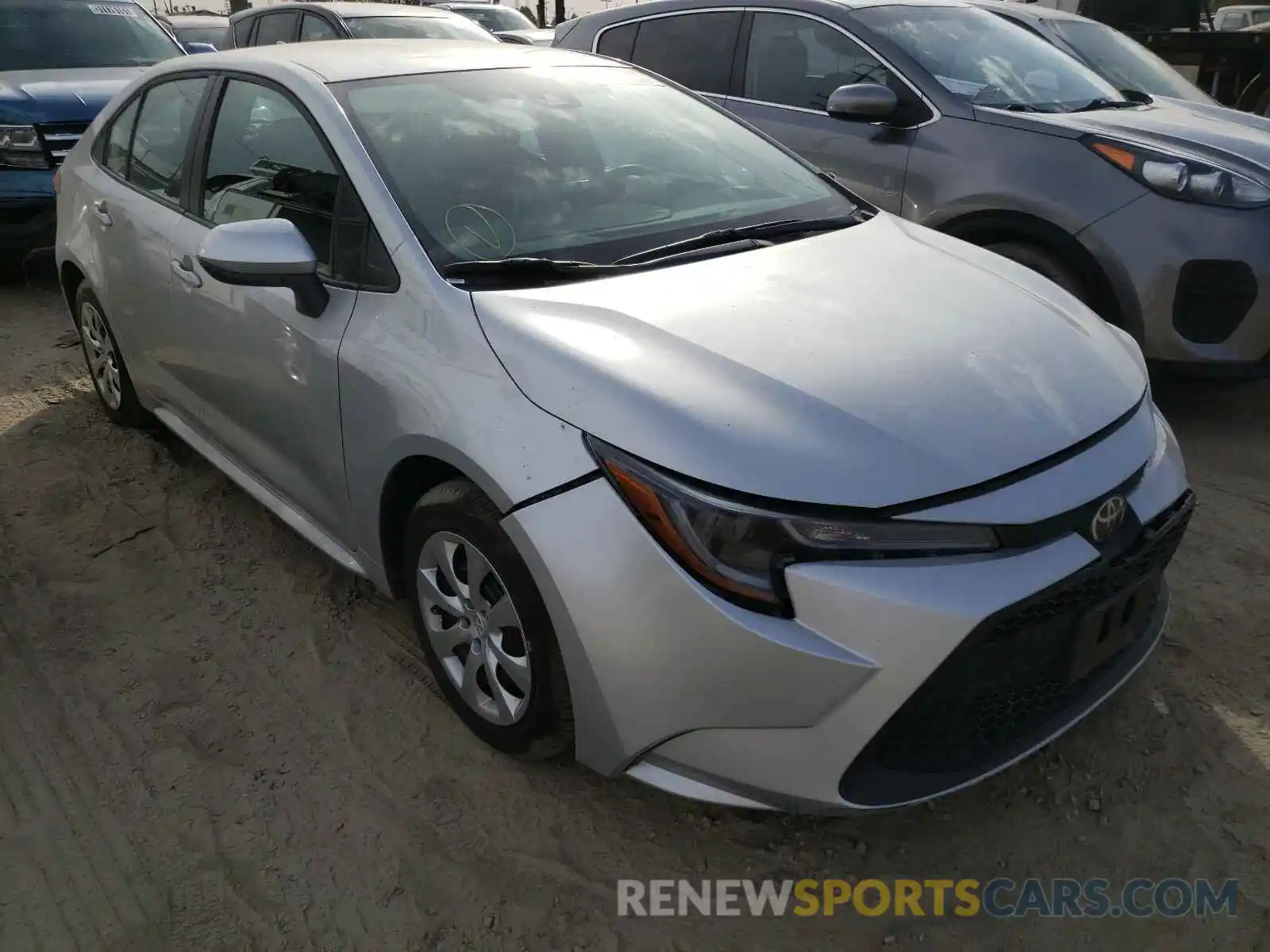 1 Photograph of a damaged car 5YFEPRAE3LP107067 TOYOTA COROLLA 2020