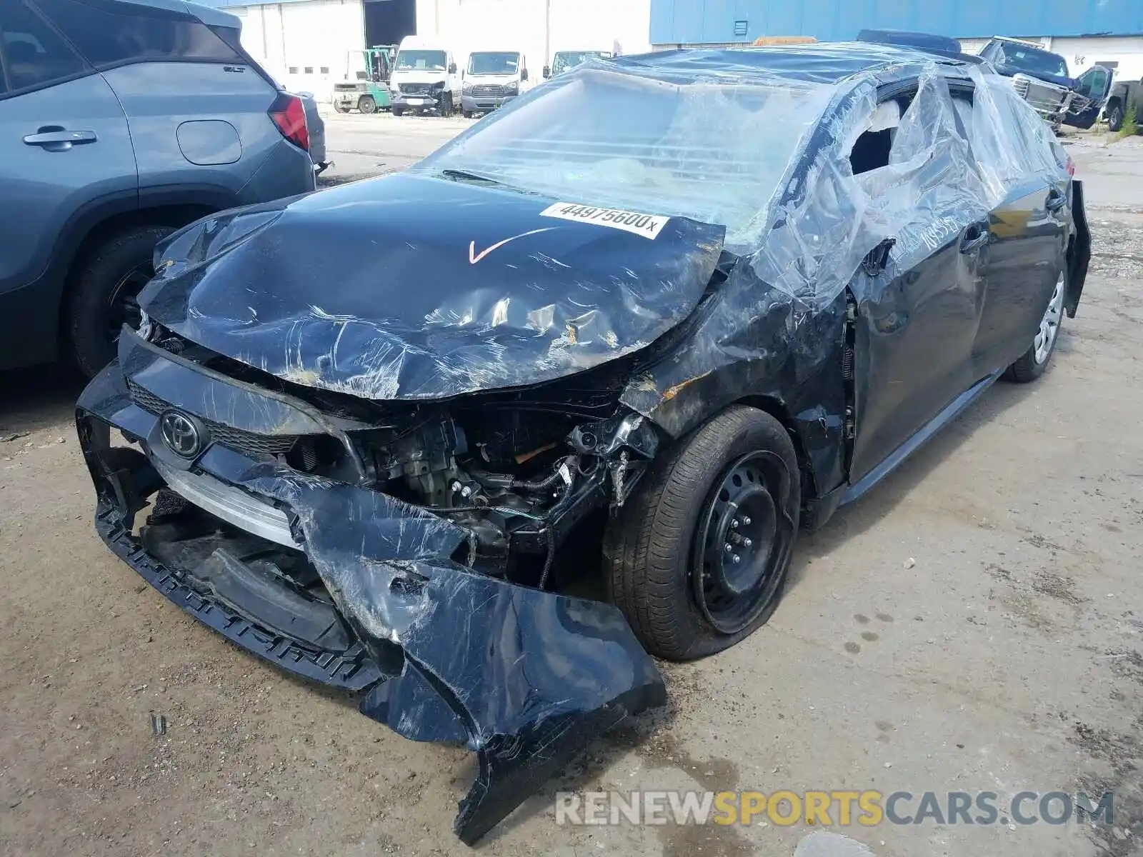 2 Photograph of a damaged car 5YFEPRAE3LP107232 TOYOTA COROLLA 2020