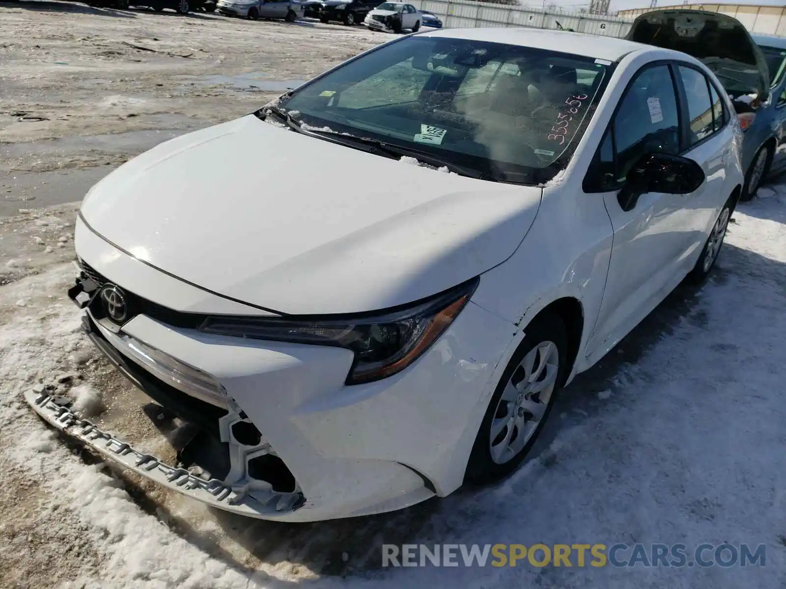 2 Photograph of a damaged car 5YFEPRAE3LP107327 TOYOTA COROLLA 2020