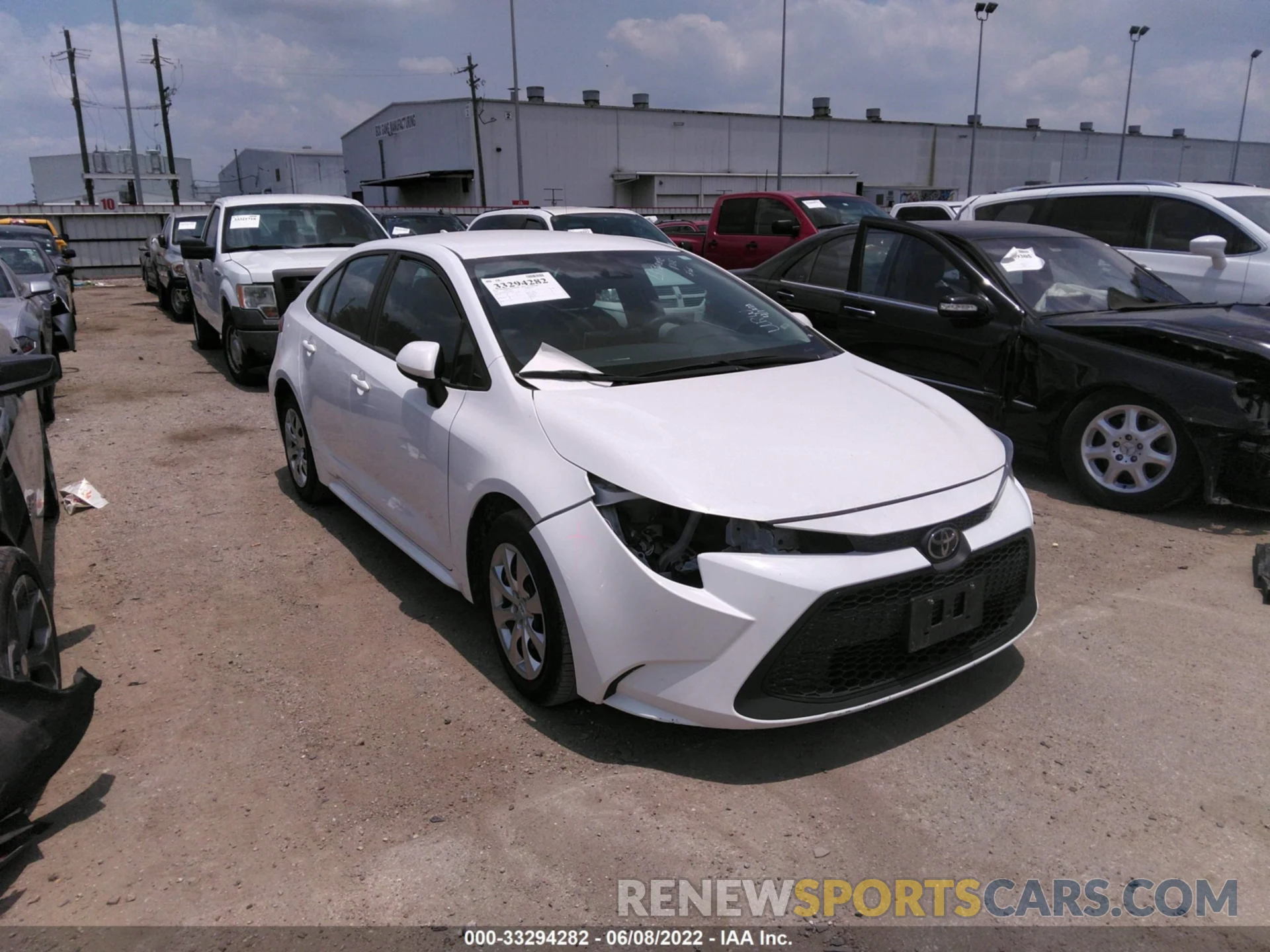 1 Photograph of a damaged car 5YFEPRAE3LP108011 TOYOTA COROLLA 2020