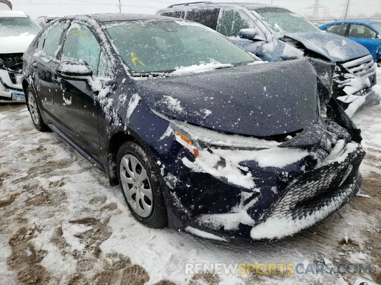 1 Photograph of a damaged car 5YFEPRAE3LP108705 TOYOTA COROLLA 2020