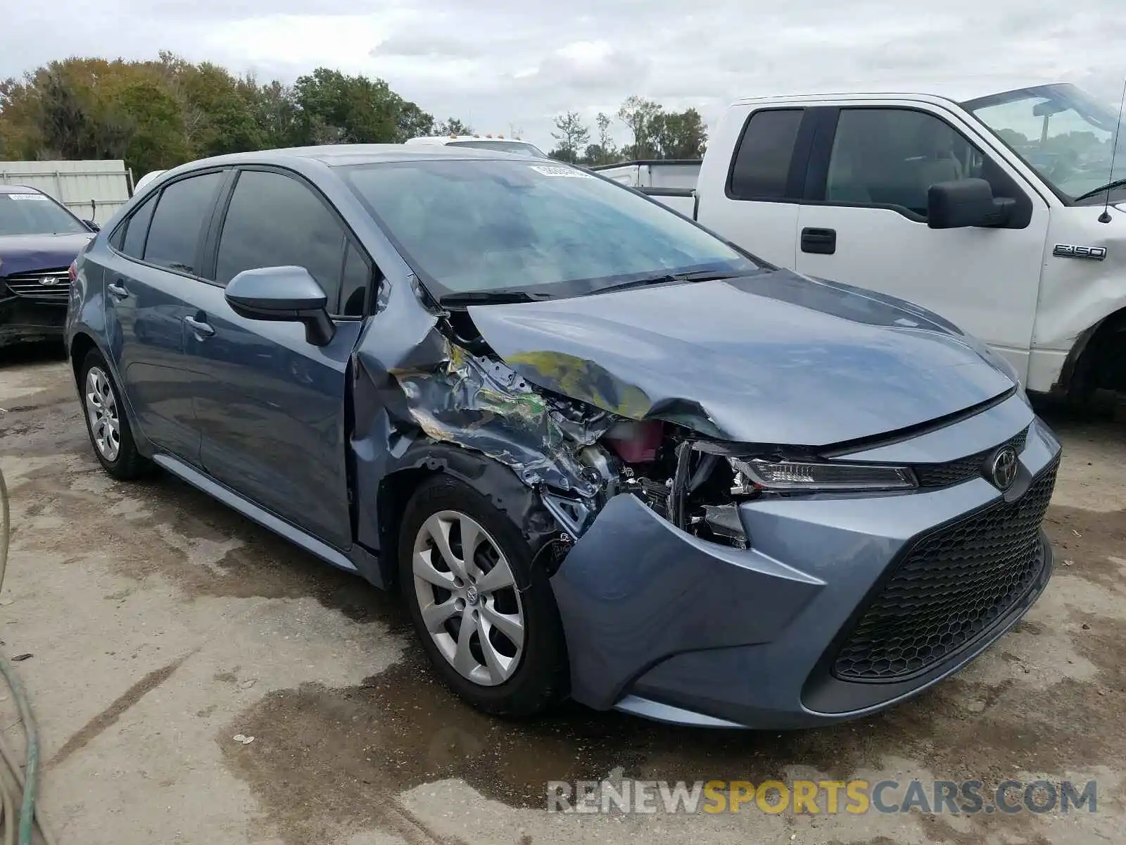 1 Photograph of a damaged car 5YFEPRAE3LP109045 TOYOTA COROLLA 2020