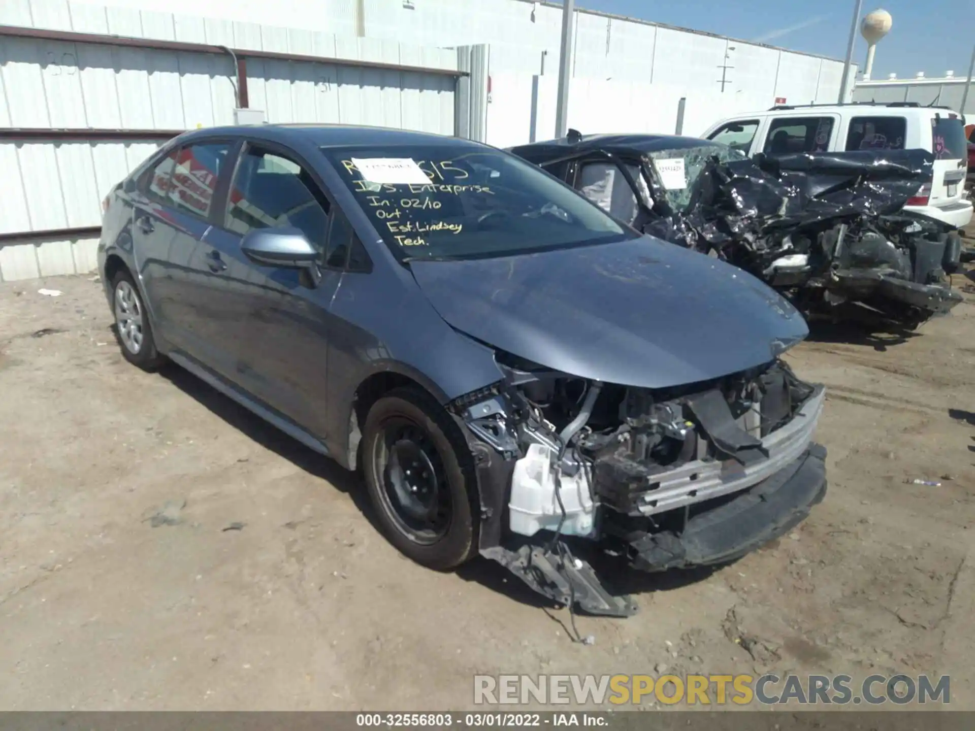 1 Photograph of a damaged car 5YFEPRAE3LP109384 TOYOTA COROLLA 2020