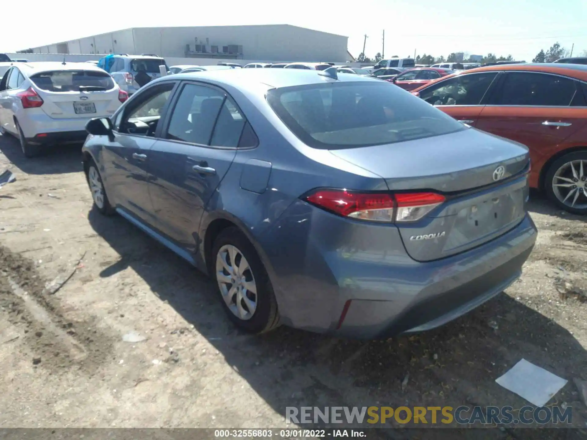 3 Photograph of a damaged car 5YFEPRAE3LP109384 TOYOTA COROLLA 2020