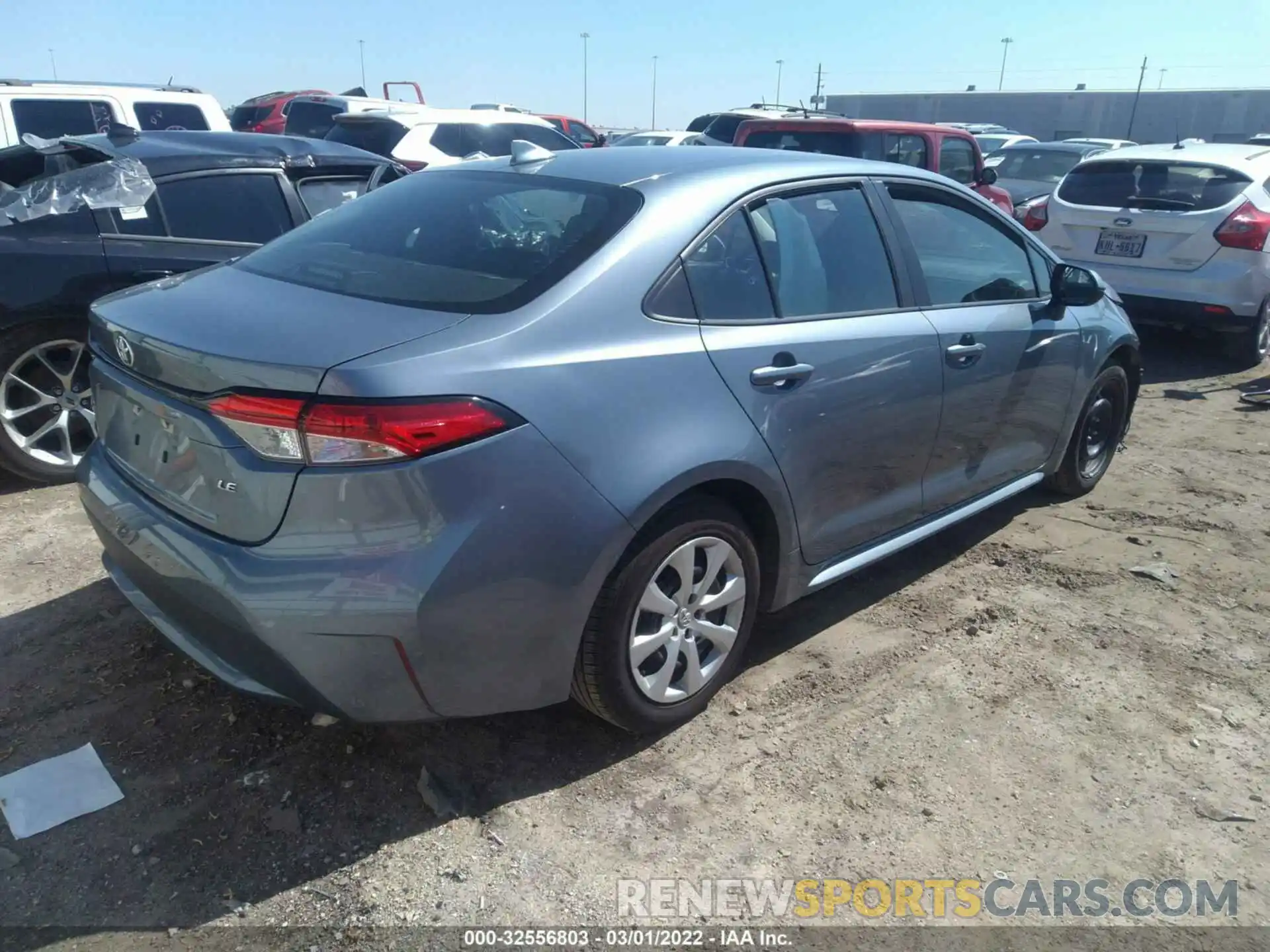 4 Photograph of a damaged car 5YFEPRAE3LP109384 TOYOTA COROLLA 2020