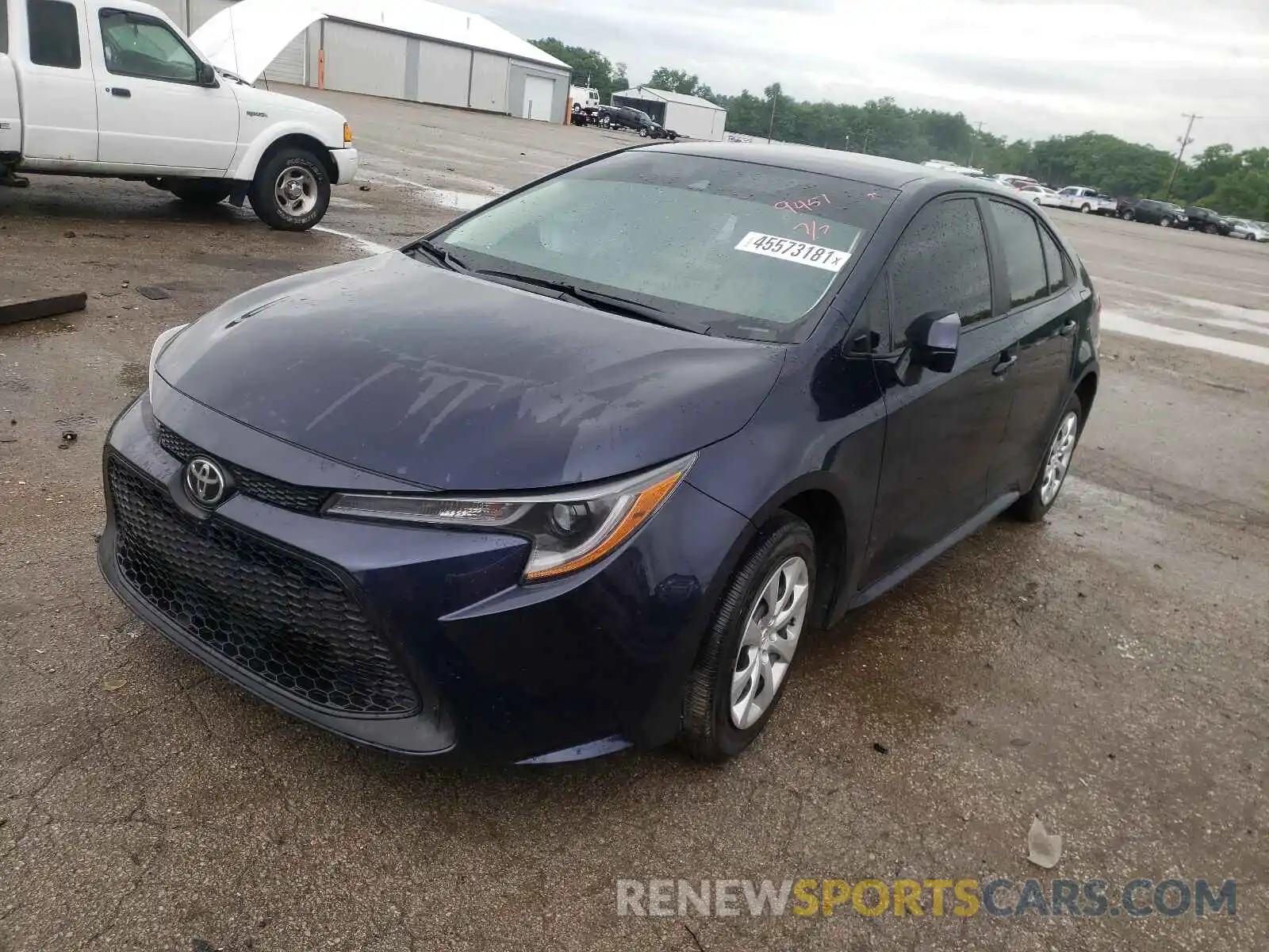 2 Photograph of a damaged car 5YFEPRAE3LP109451 TOYOTA COROLLA 2020