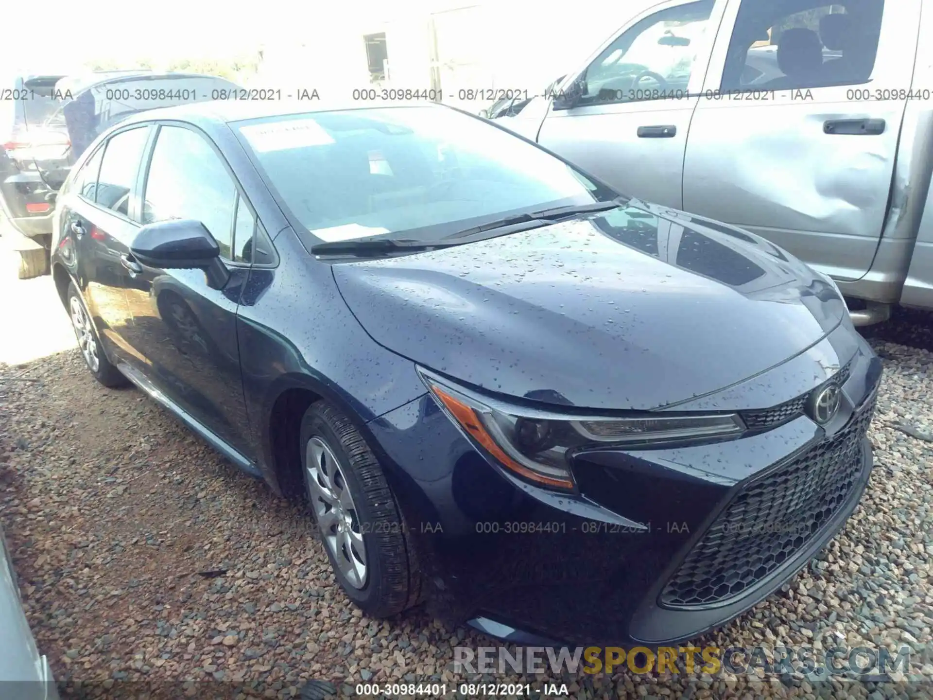 1 Photograph of a damaged car 5YFEPRAE3LP110745 TOYOTA COROLLA 2020