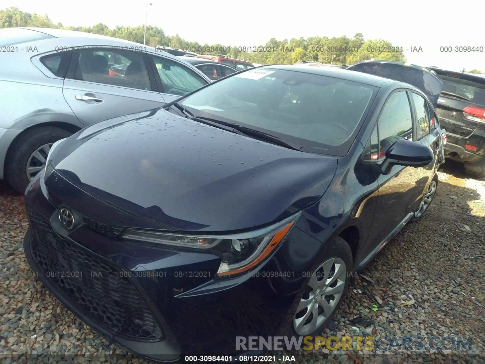 2 Photograph of a damaged car 5YFEPRAE3LP110745 TOYOTA COROLLA 2020