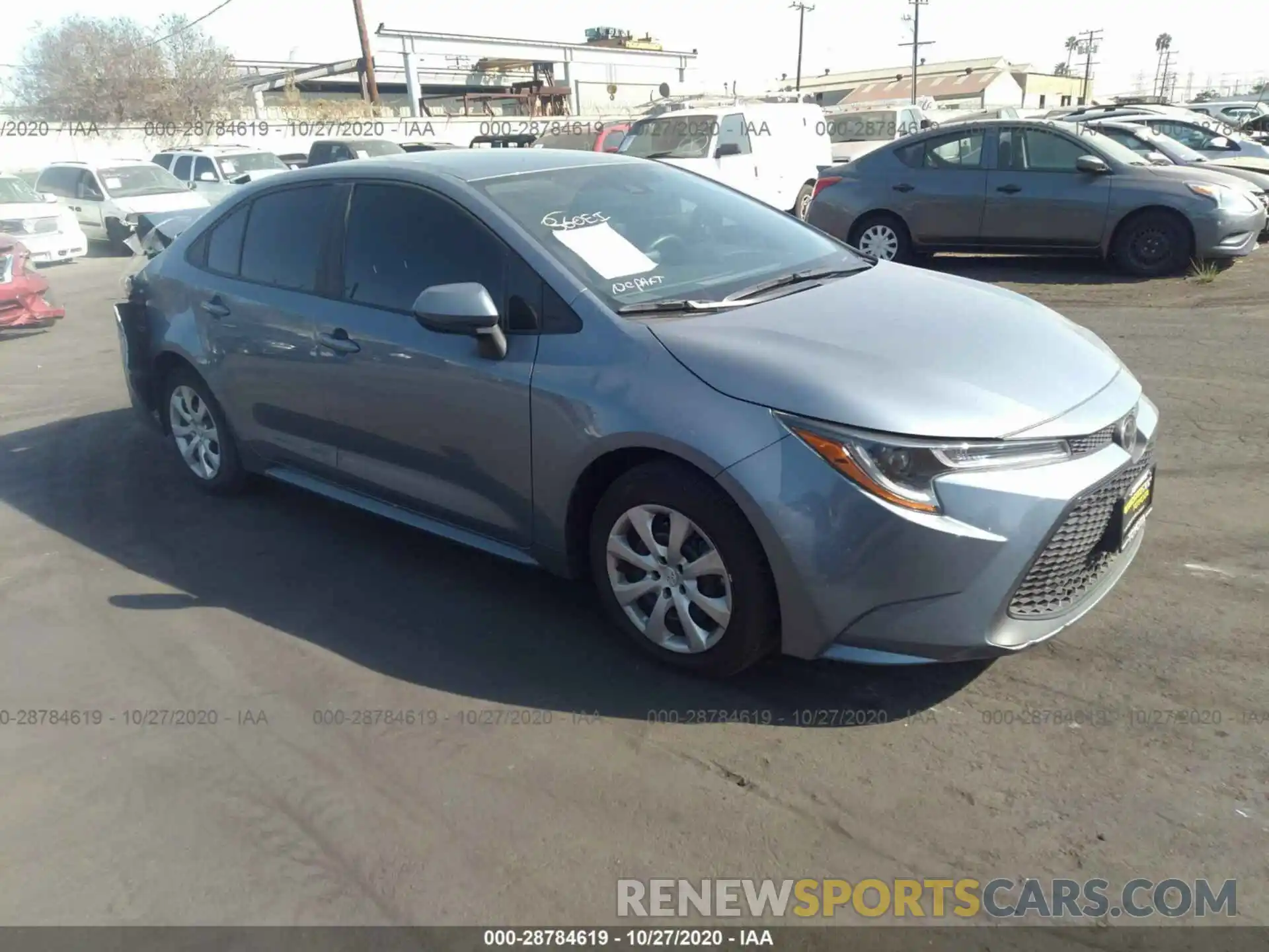 1 Photograph of a damaged car 5YFEPRAE3LP111510 TOYOTA COROLLA 2020