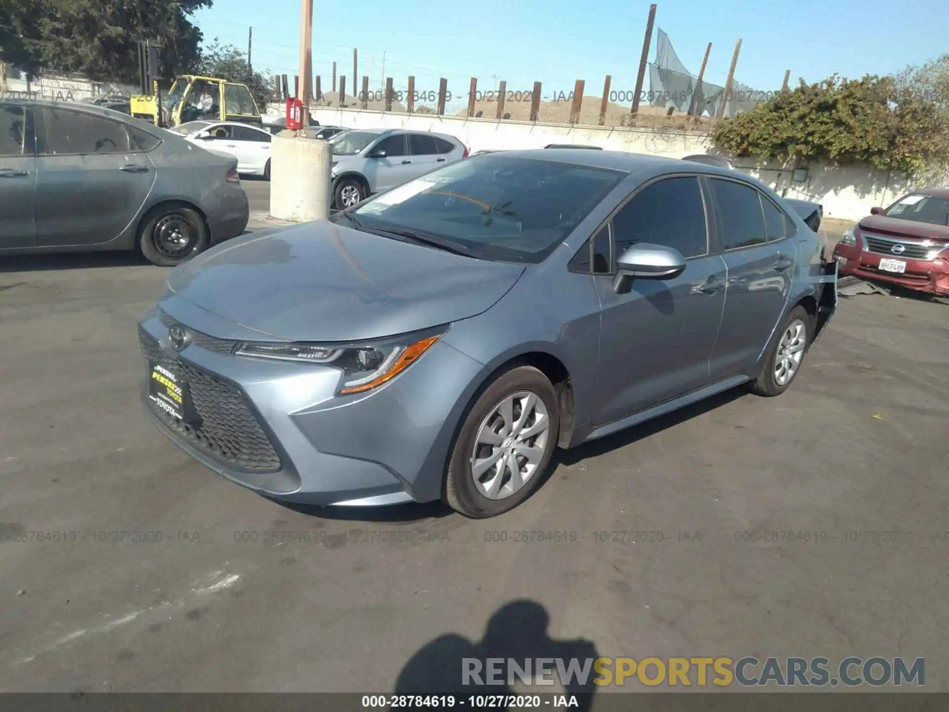 2 Photograph of a damaged car 5YFEPRAE3LP111510 TOYOTA COROLLA 2020