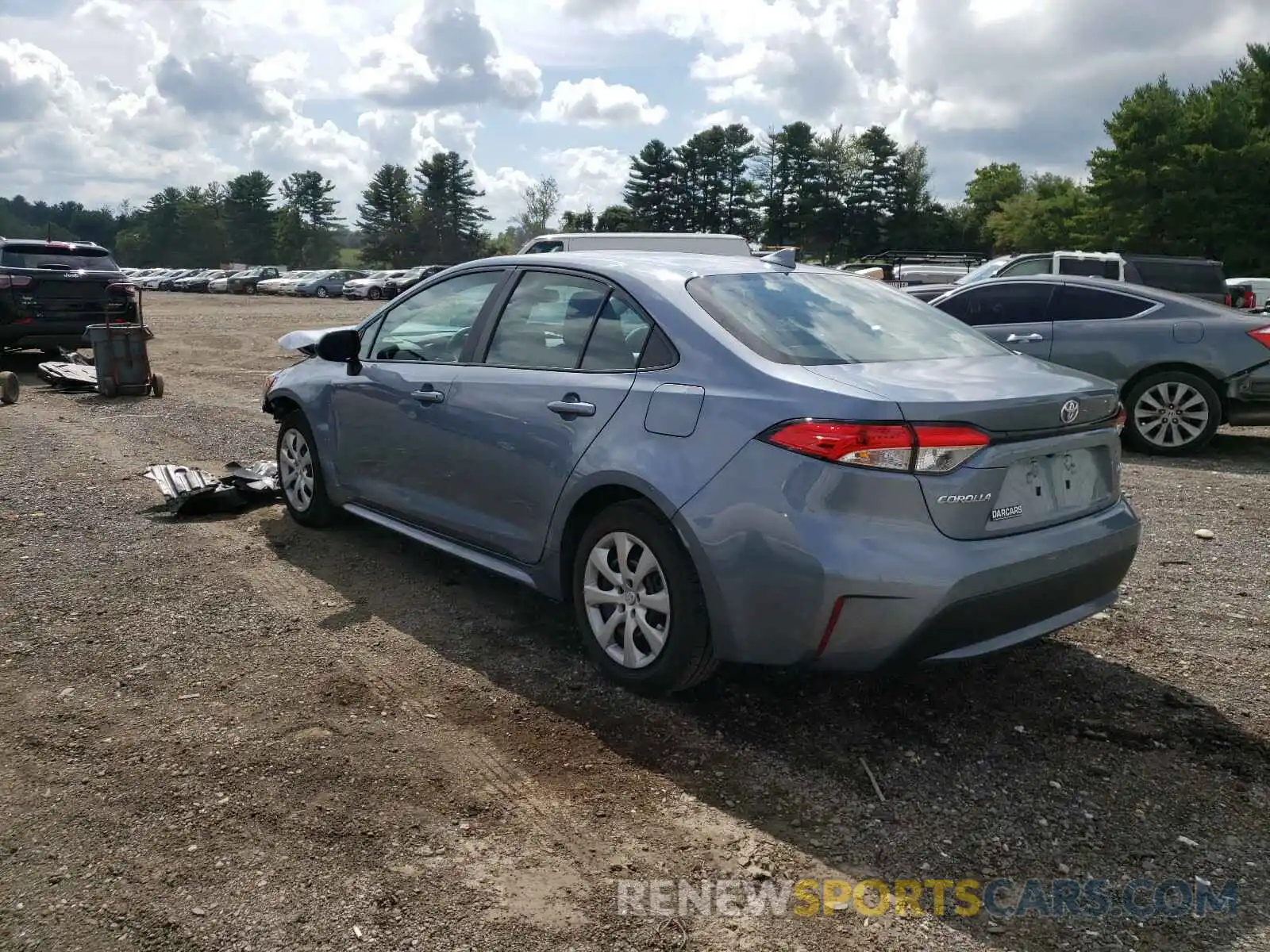 3 Photograph of a damaged car 5YFEPRAE3LP111555 TOYOTA COROLLA 2020