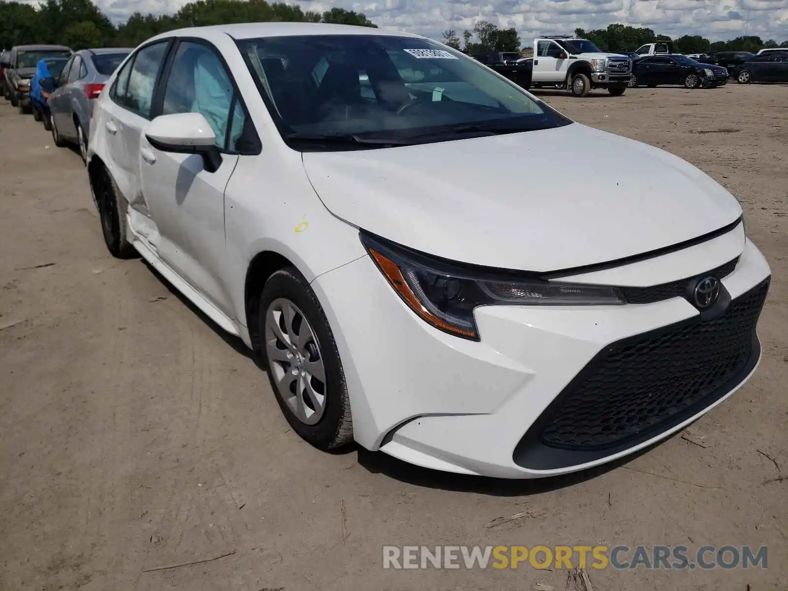 1 Photograph of a damaged car 5YFEPRAE3LP111605 TOYOTA COROLLA 2020