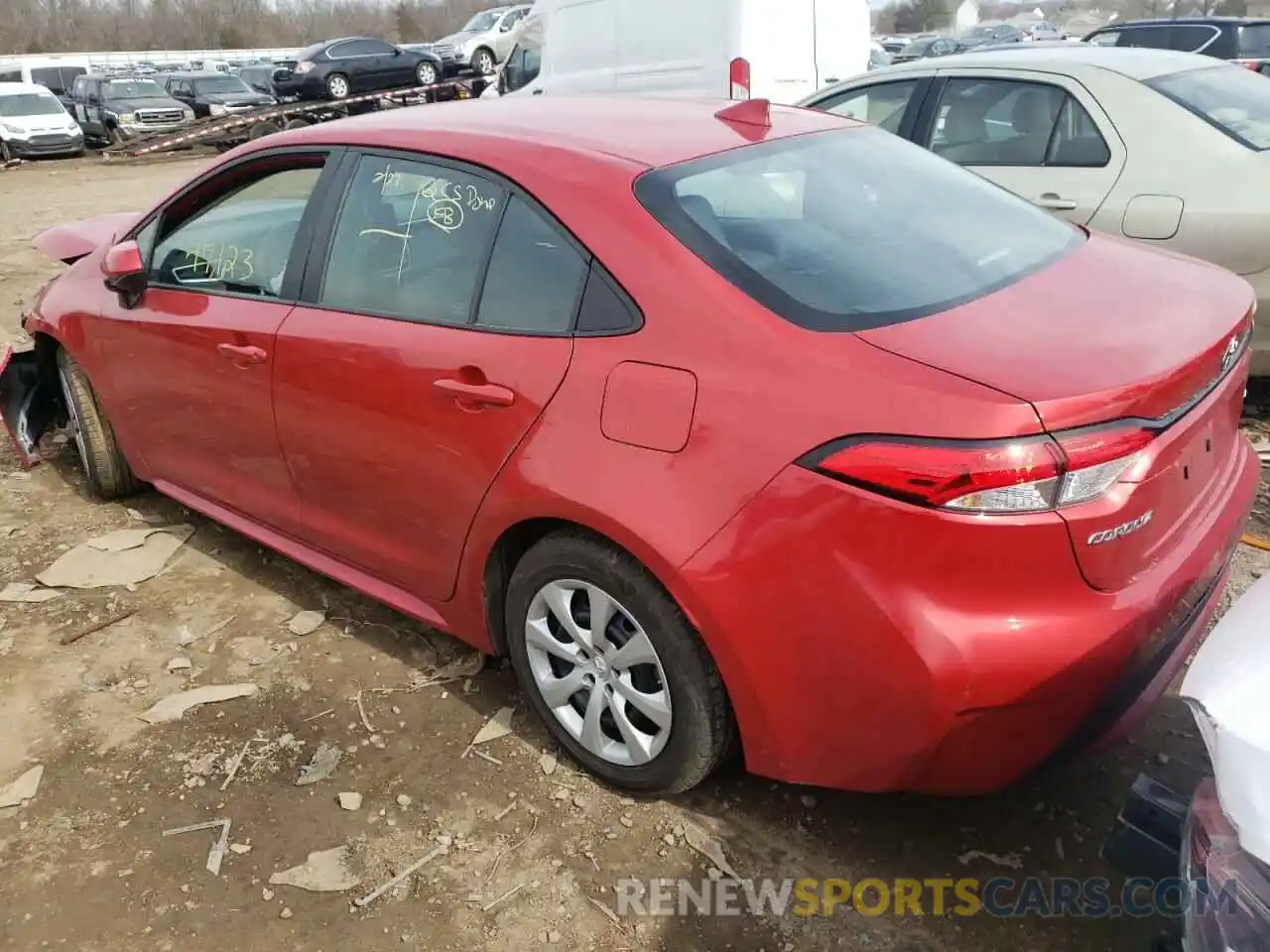 3 Photograph of a damaged car 5YFEPRAE3LP112642 TOYOTA COROLLA 2020