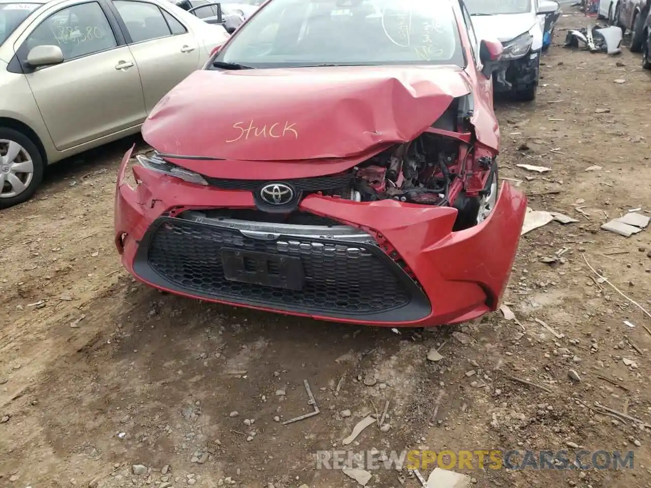 9 Photograph of a damaged car 5YFEPRAE3LP112642 TOYOTA COROLLA 2020