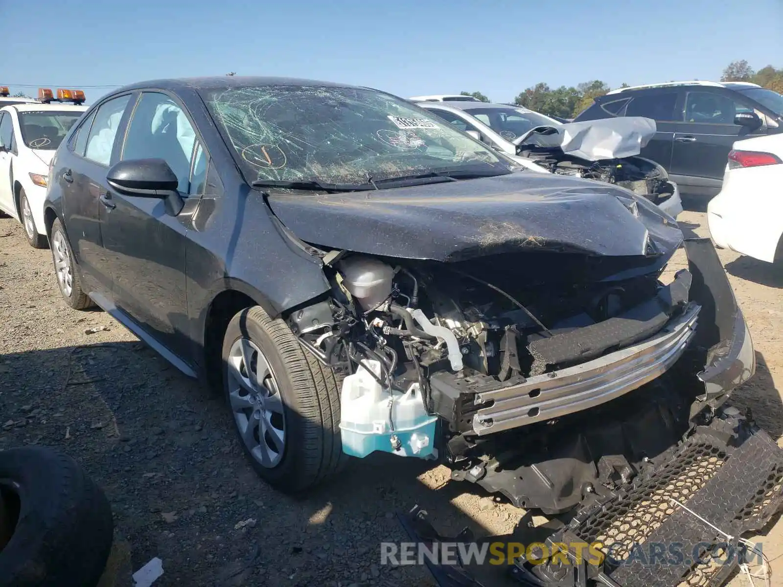 1 Photograph of a damaged car 5YFEPRAE3LP113807 TOYOTA COROLLA 2020