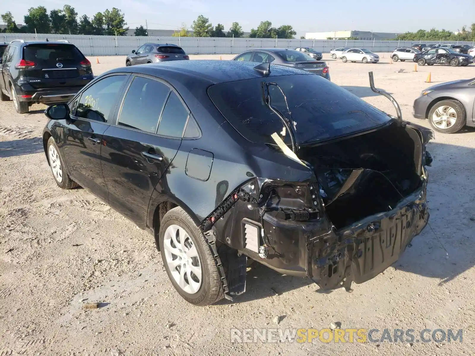 3 Photograph of a damaged car 5YFEPRAE3LP114827 TOYOTA COROLLA 2020