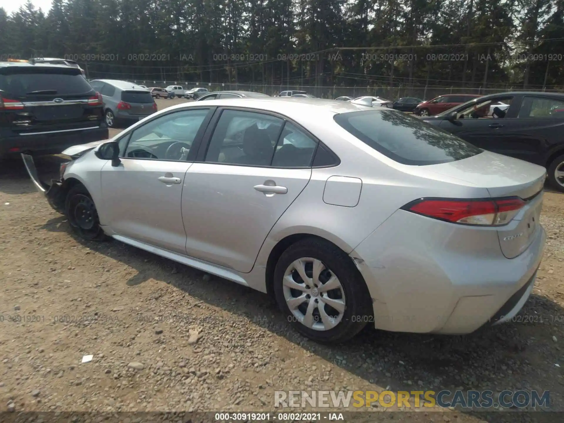 3 Photograph of a damaged car 5YFEPRAE3LP115220 TOYOTA COROLLA 2020