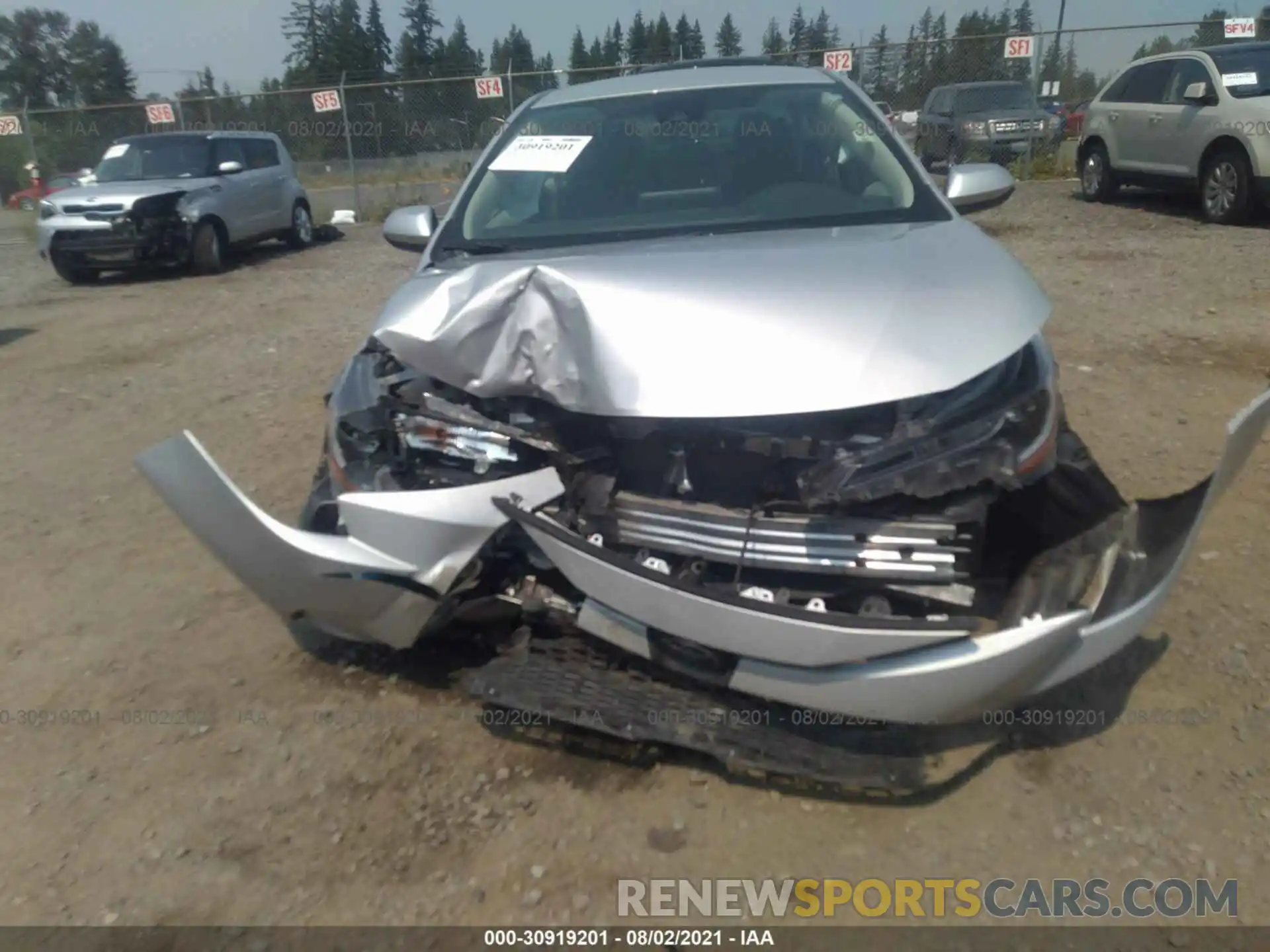 6 Photograph of a damaged car 5YFEPRAE3LP115220 TOYOTA COROLLA 2020