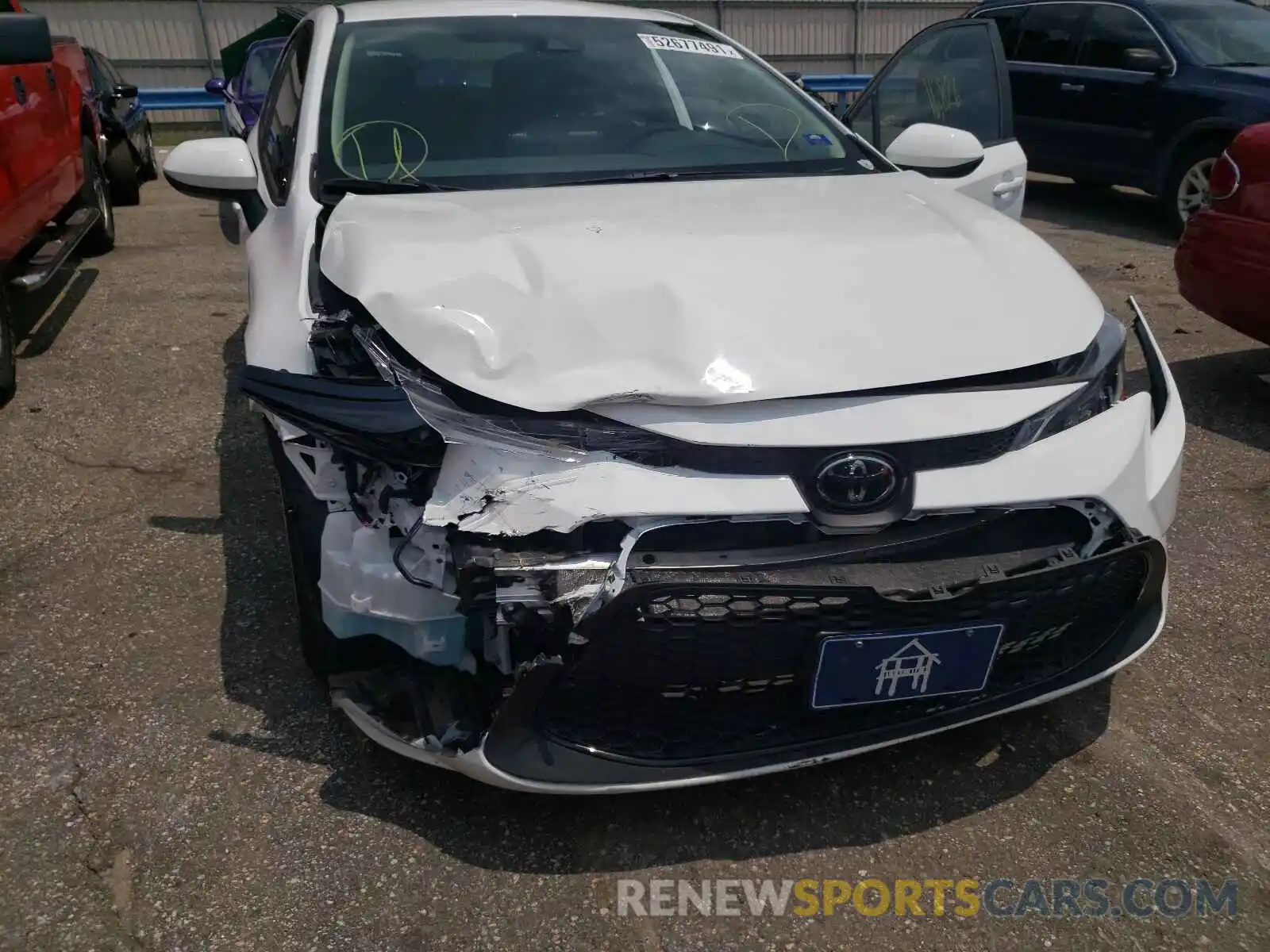 9 Photograph of a damaged car 5YFEPRAE3LP115394 TOYOTA COROLLA 2020