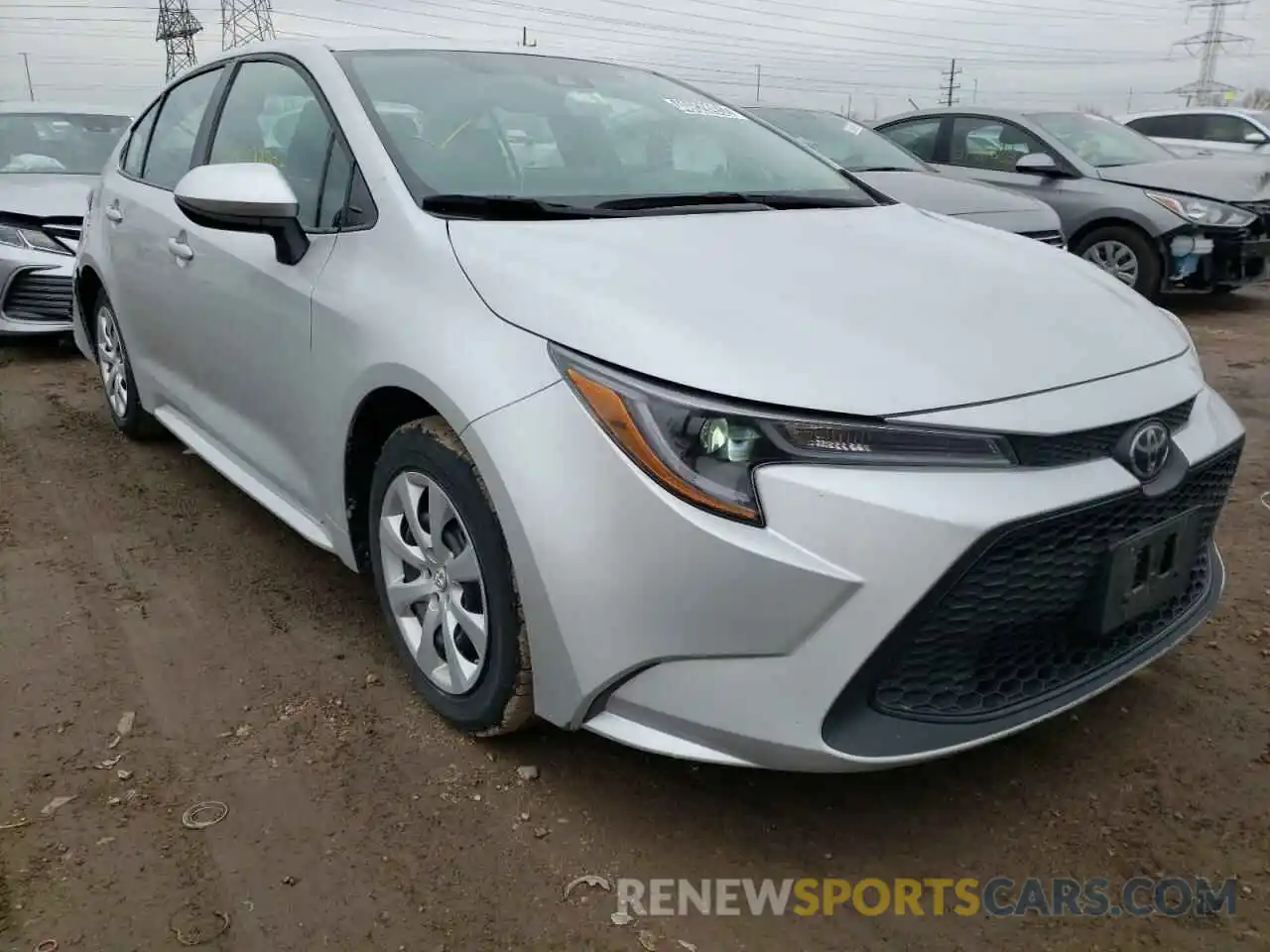 1 Photograph of a damaged car 5YFEPRAE3LP116514 TOYOTA COROLLA 2020