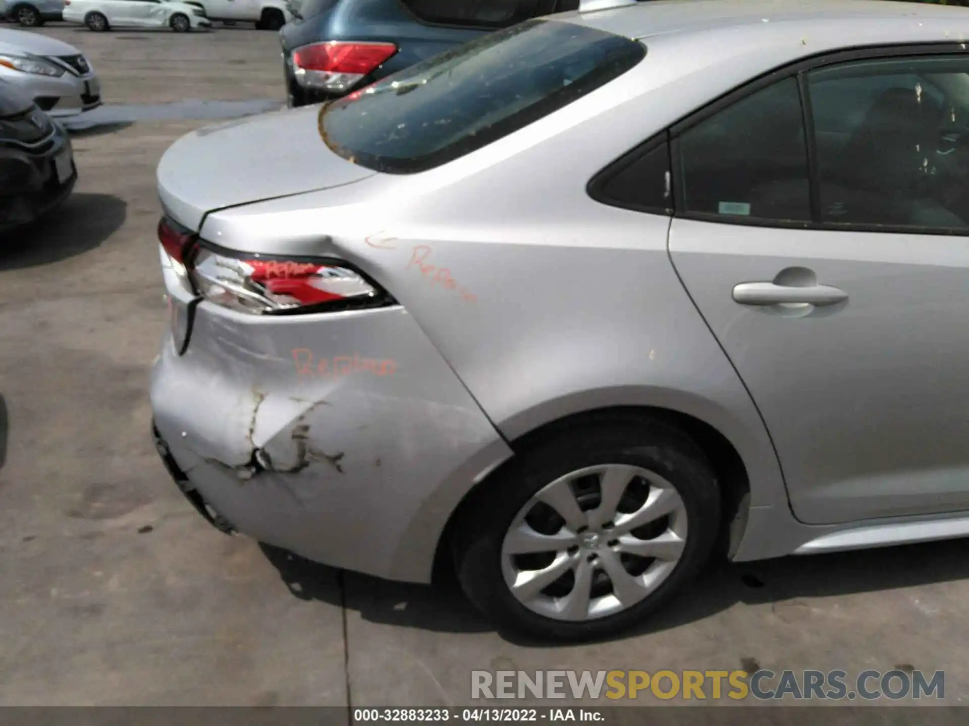 6 Photograph of a damaged car 5YFEPRAE3LP116819 TOYOTA COROLLA 2020