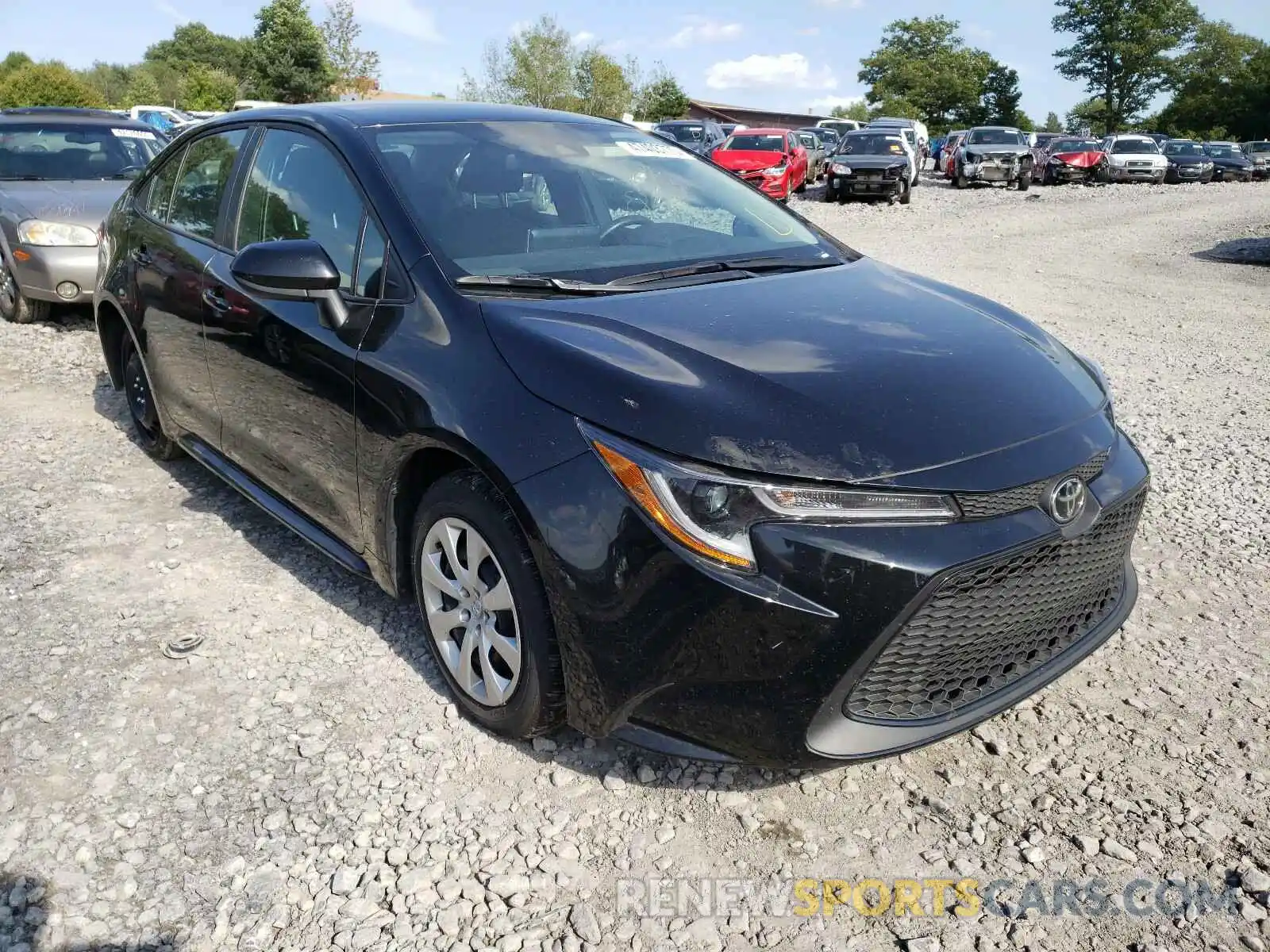 1 Photograph of a damaged car 5YFEPRAE3LP116836 TOYOTA COROLLA 2020