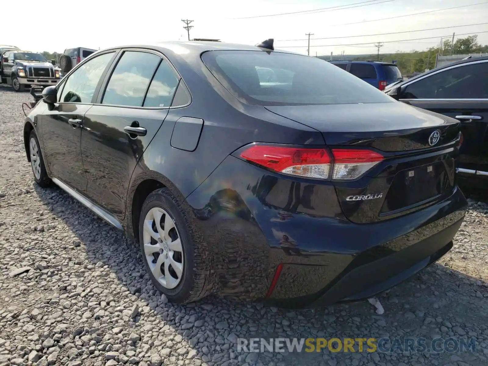 3 Photograph of a damaged car 5YFEPRAE3LP116836 TOYOTA COROLLA 2020