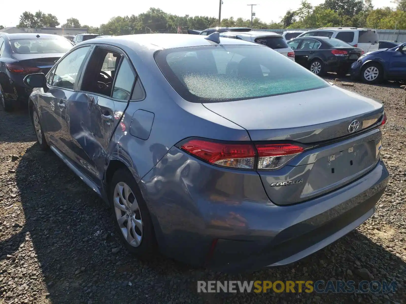 3 Photograph of a damaged car 5YFEPRAE3LP117548 TOYOTA COROLLA 2020