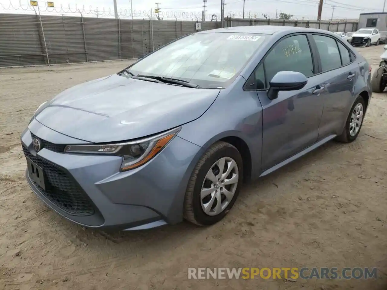 2 Photograph of a damaged car 5YFEPRAE3LP118327 TOYOTA COROLLA 2020