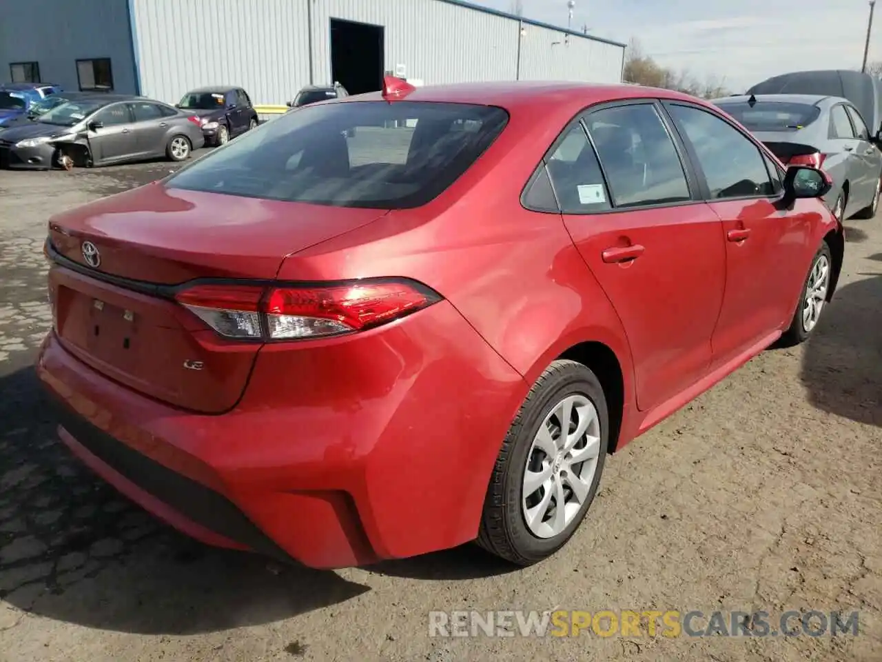 4 Photograph of a damaged car 5YFEPRAE3LP118716 TOYOTA COROLLA 2020